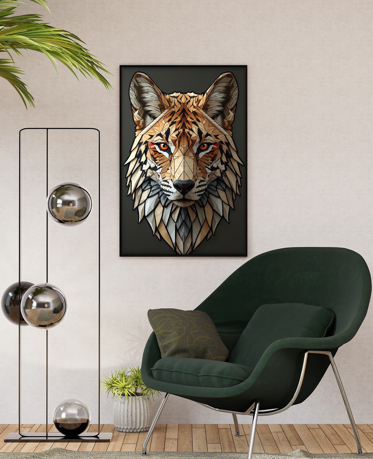 Celestial Prism Feather Dance - Room View