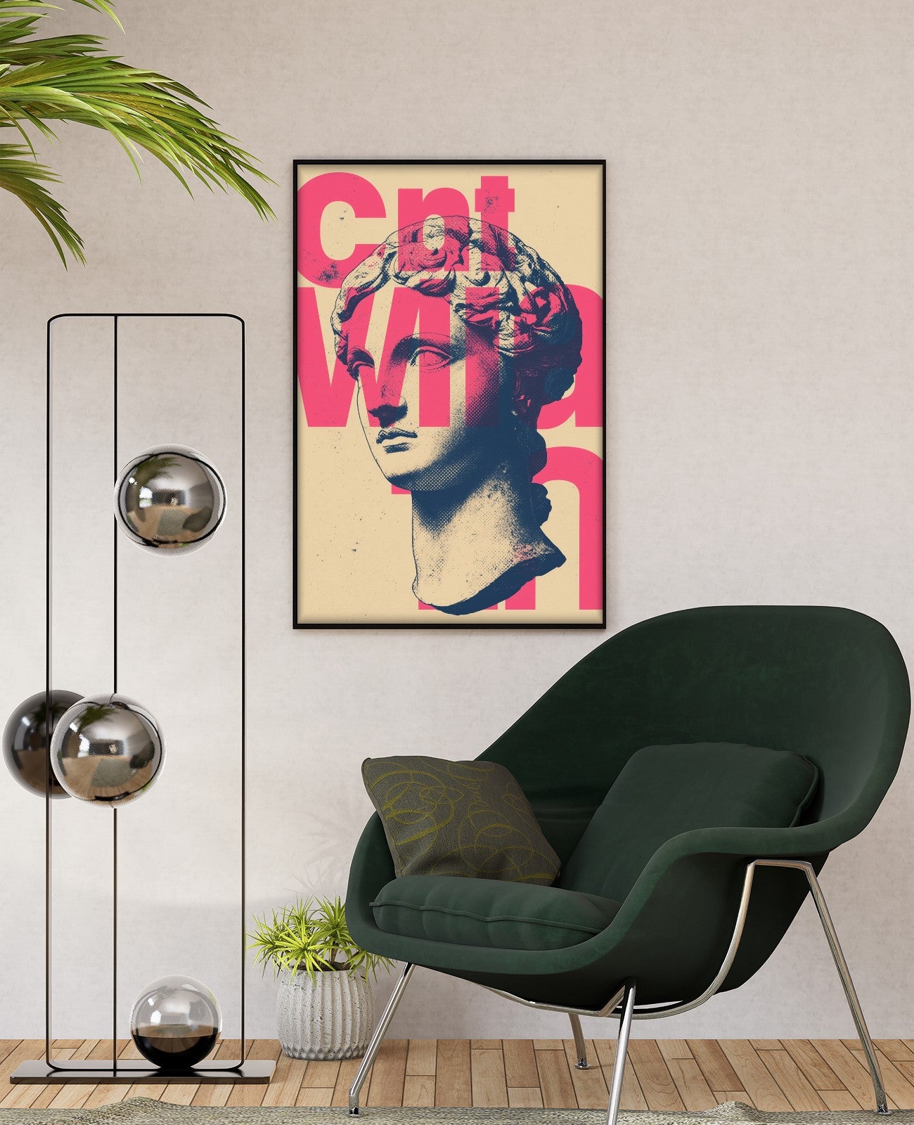 Halftone Marble Dreamscape - Room View