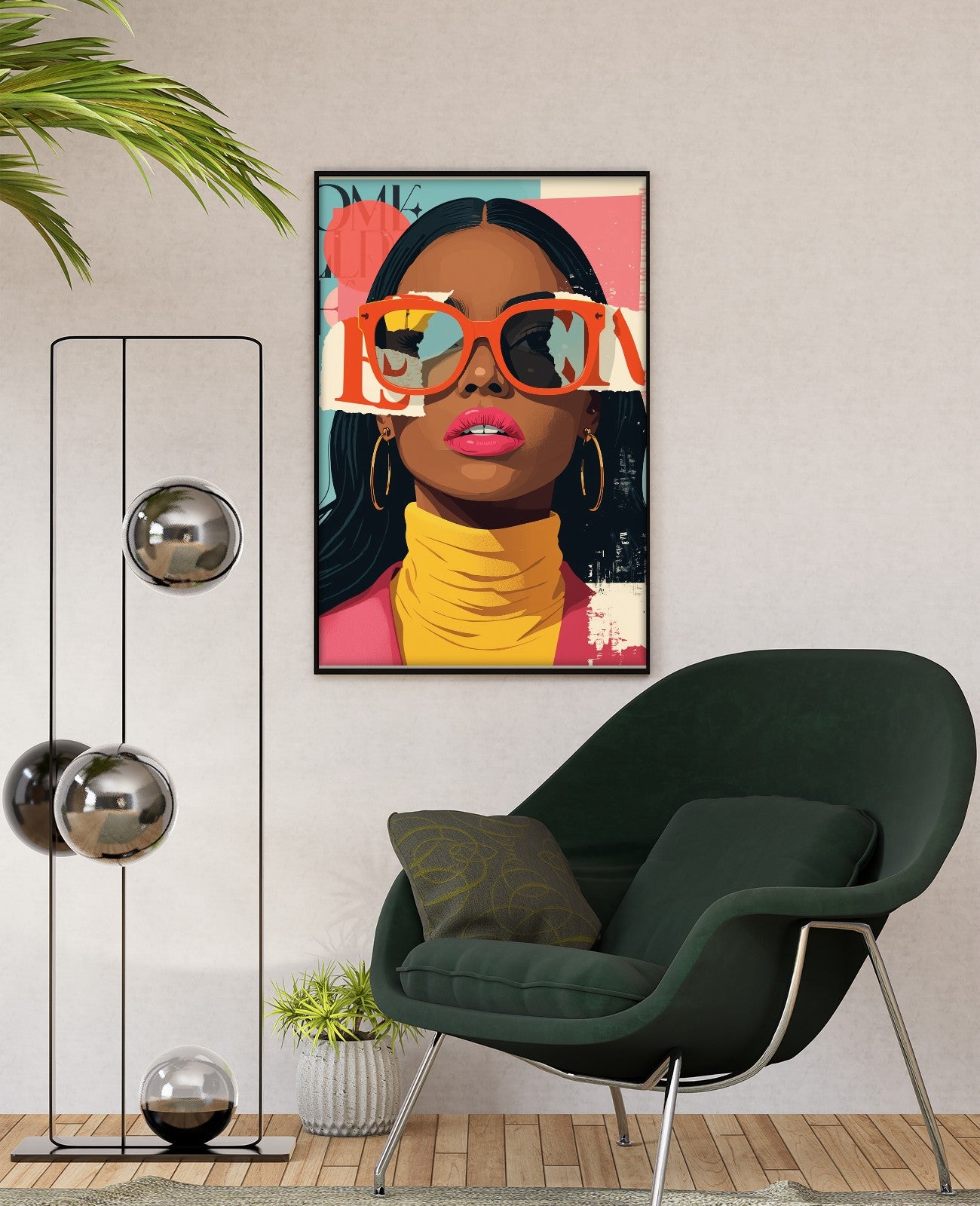 Dandelion Singularity Canvas Dreams - Room View