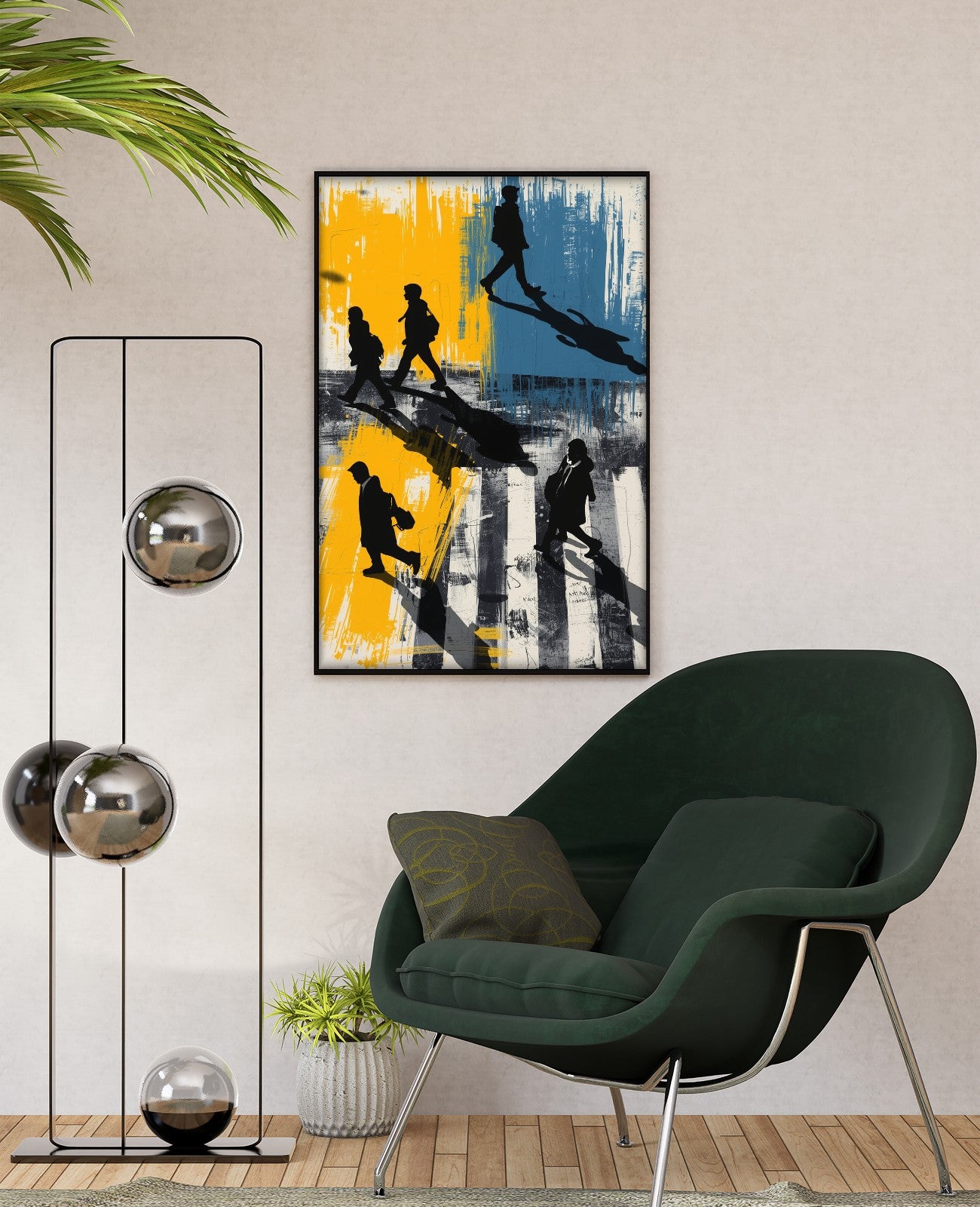 Sunlit Rhythm Shadows - Room View