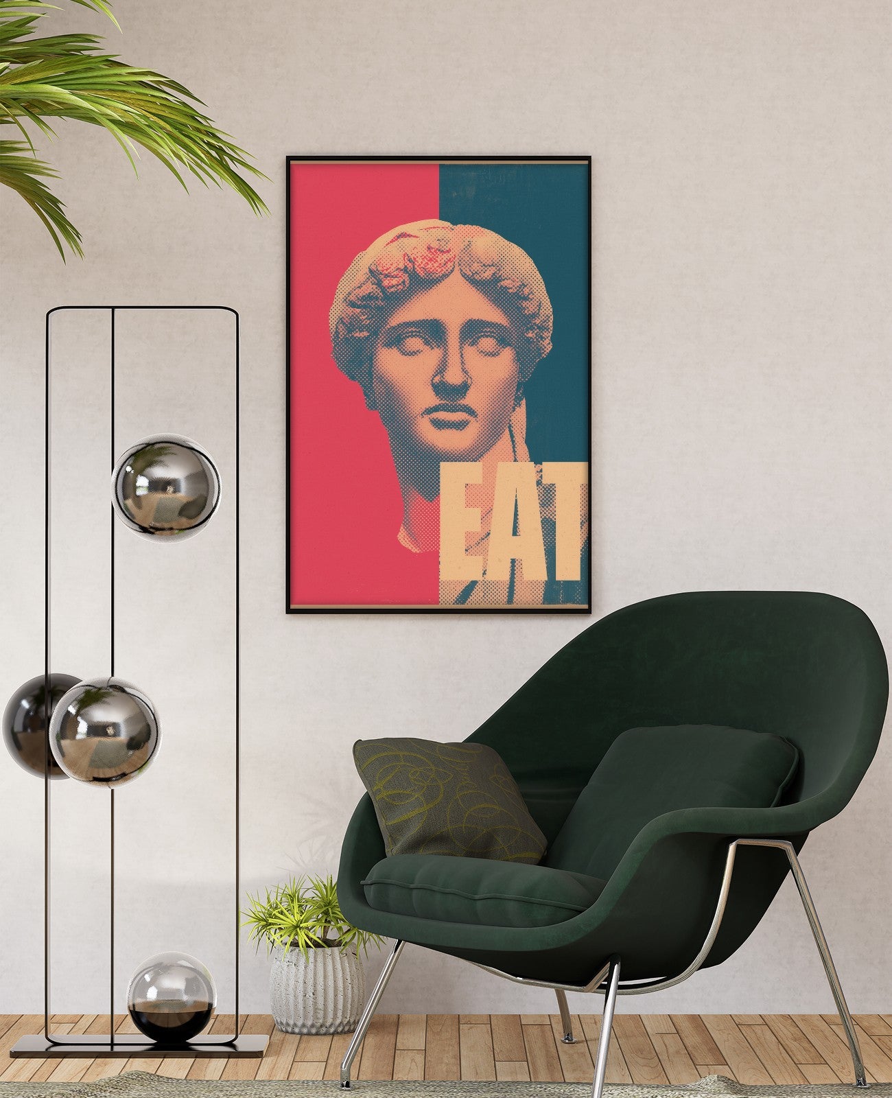 Pink Symphony Marble Whisper - Room View