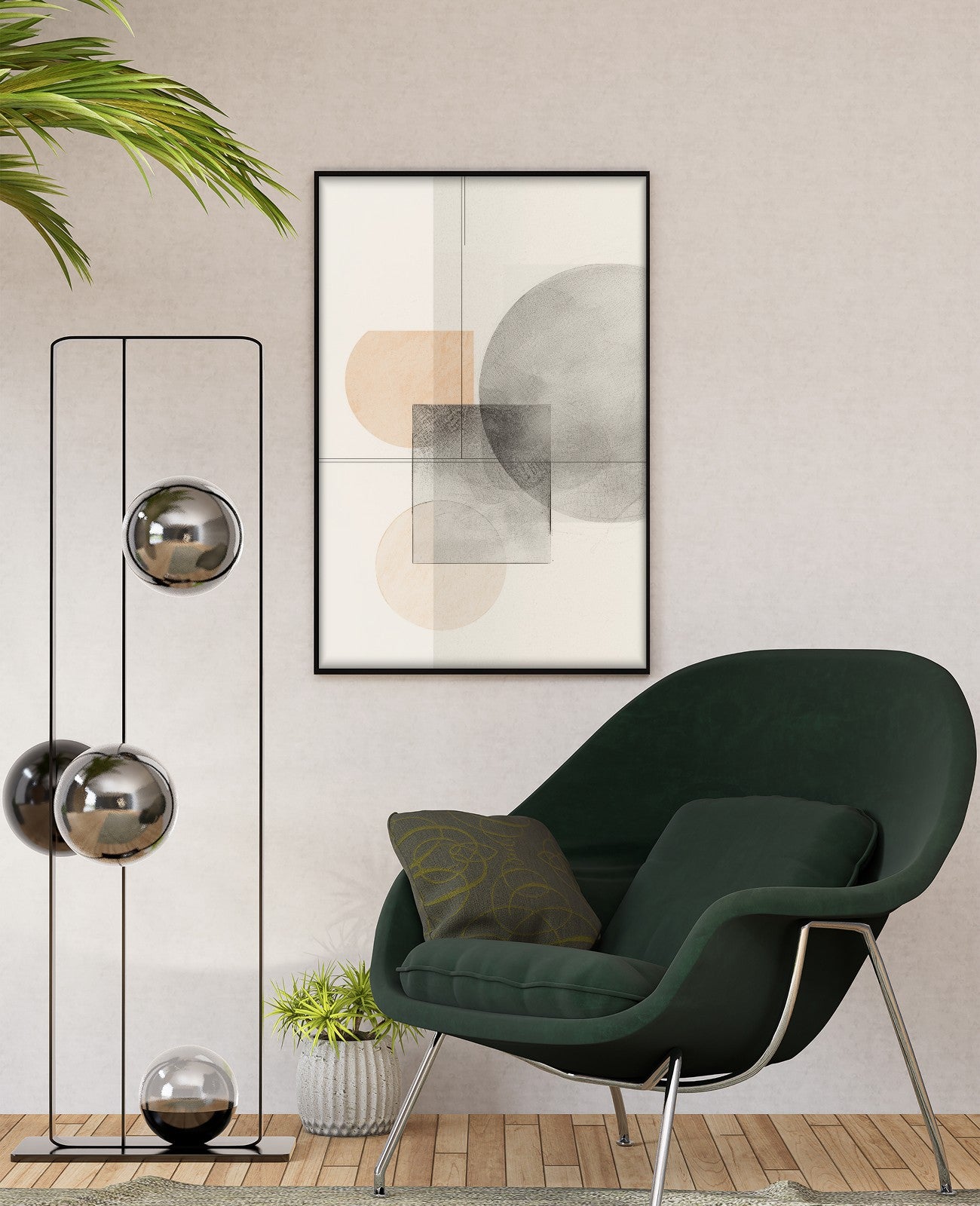 Ethereal Geometry Whispers - Room View