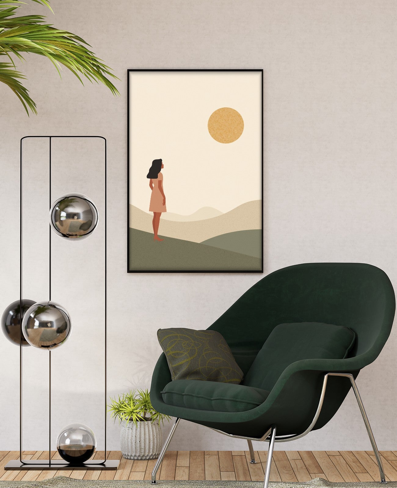 Silhouette Whispers Earthward - Room View