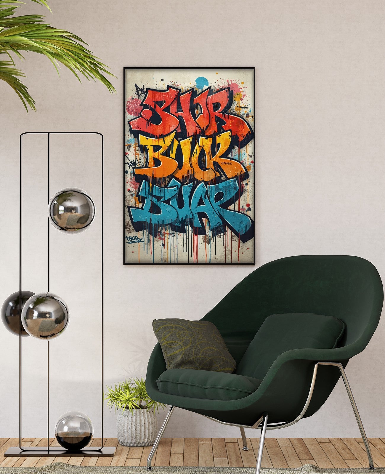 Vortex Graffiti Color Ballet - Room View