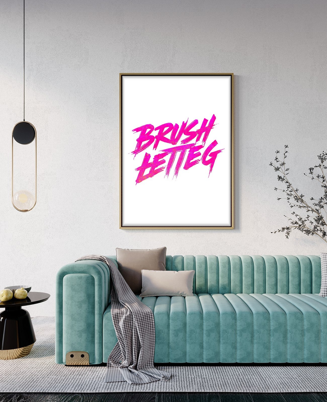 Neon Whispers Dance Boldly - Room View