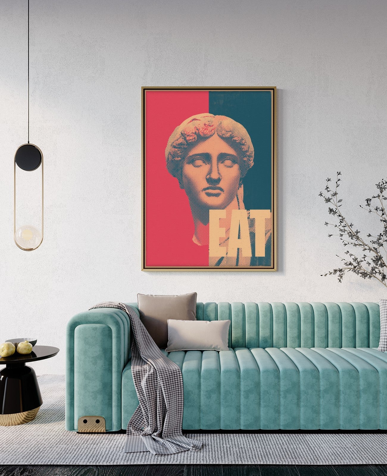 Pink Symphony Marble Whisper - Room View