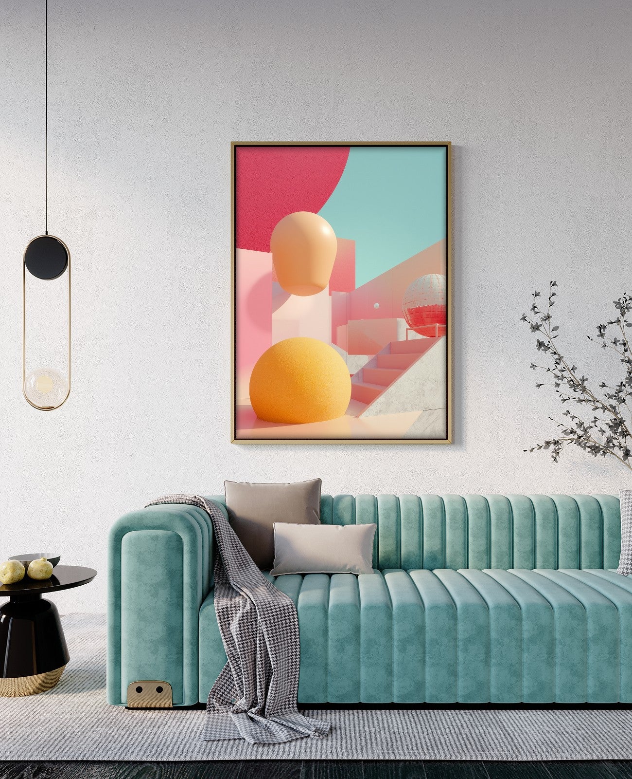 Neon Whispers Dancing Chaos - Room View