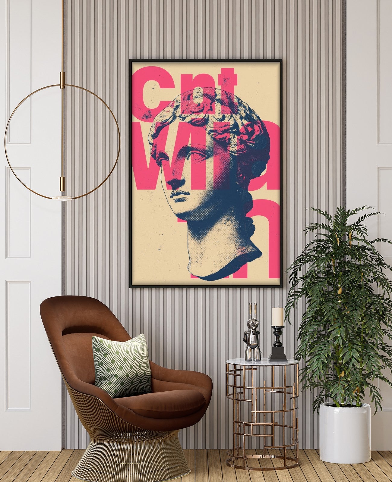 Halftone Marble Dreamscape - Room View