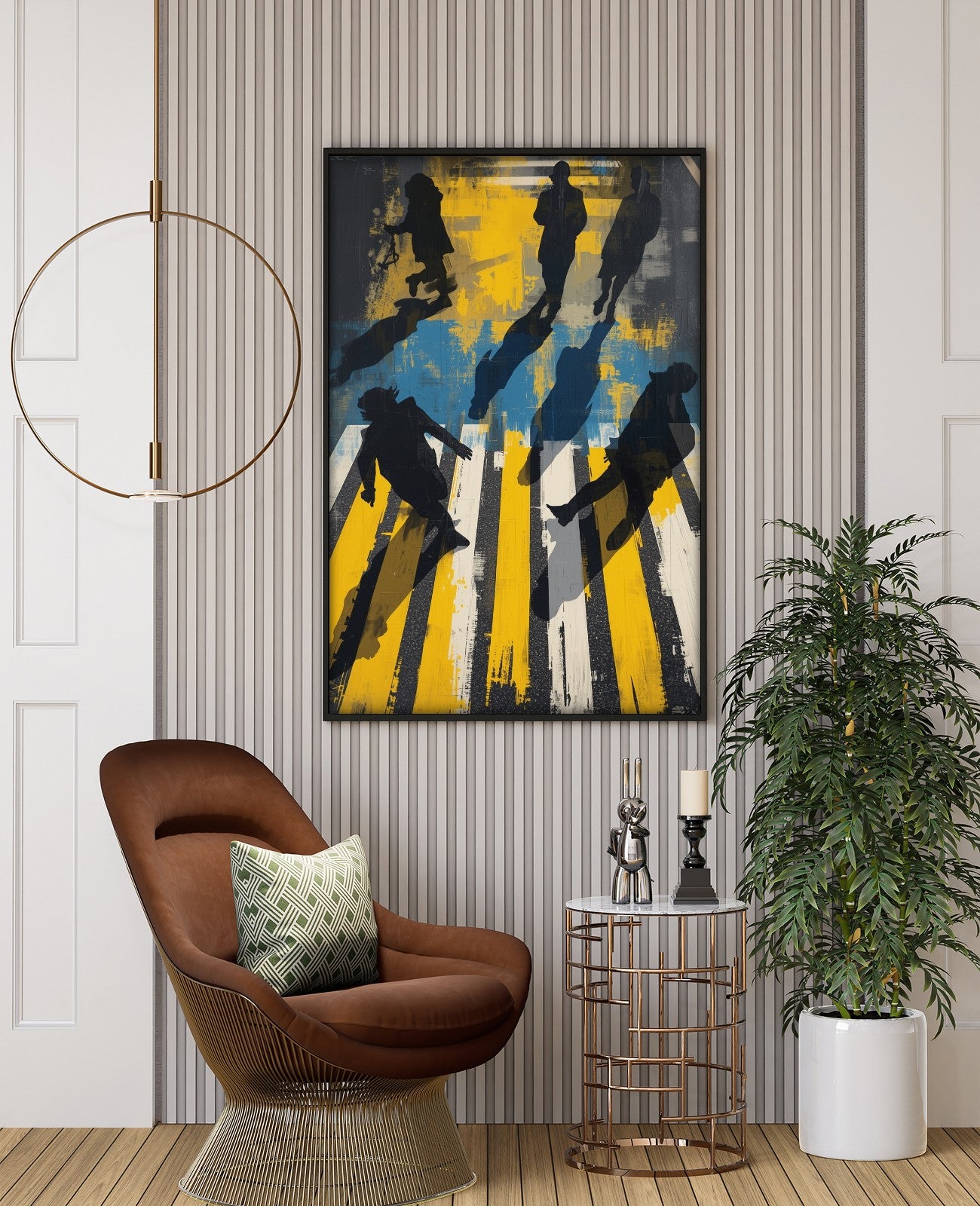 Kinetic Silhouette Crosswalk Symphony - Room View