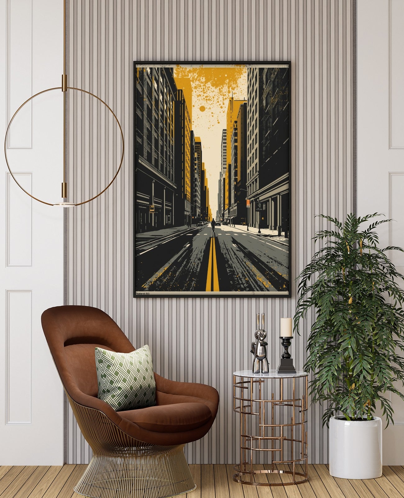 Mustard Echoes Urban Silence - Room View