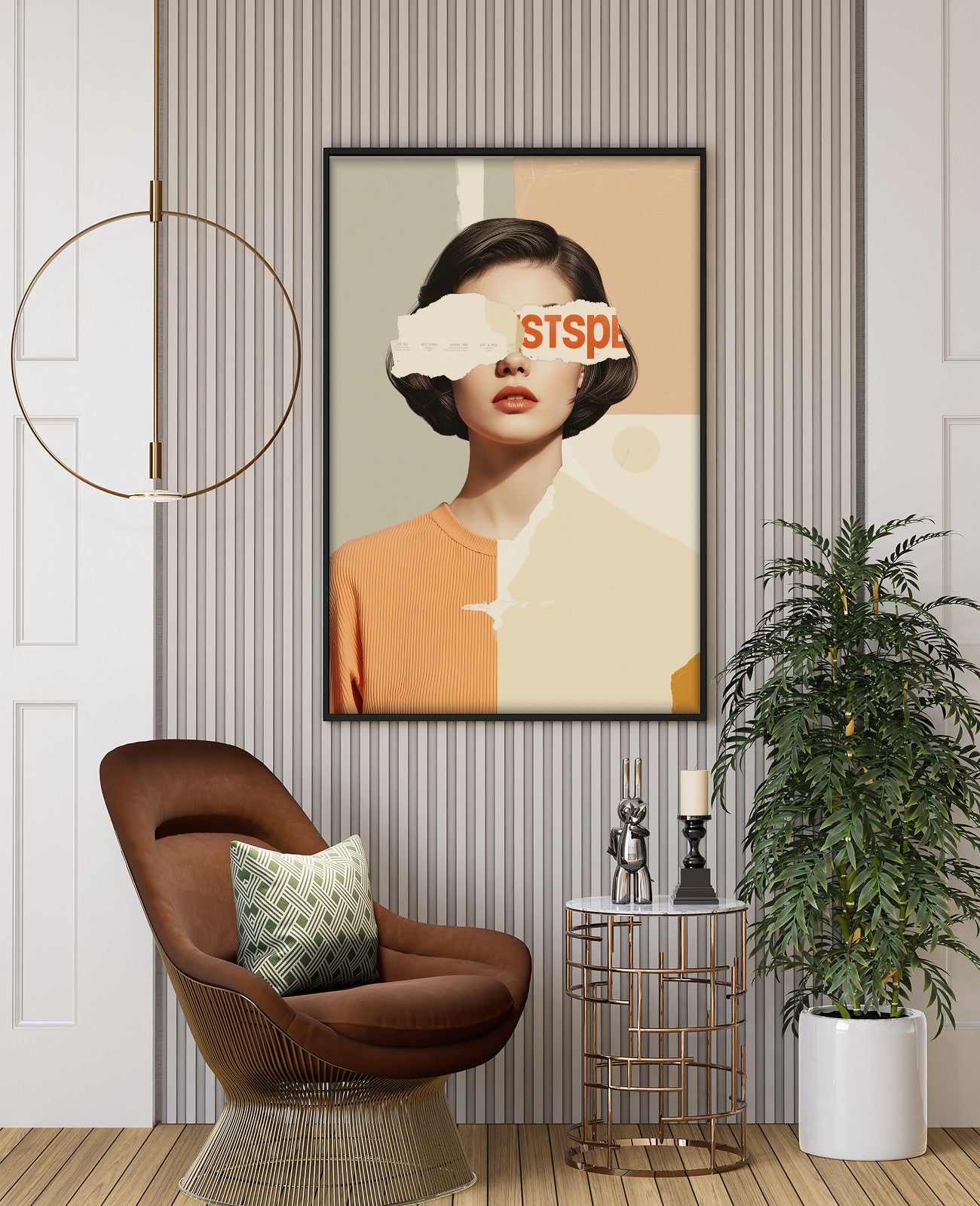 Electric Fragmented Whimsy Mirage - Room View