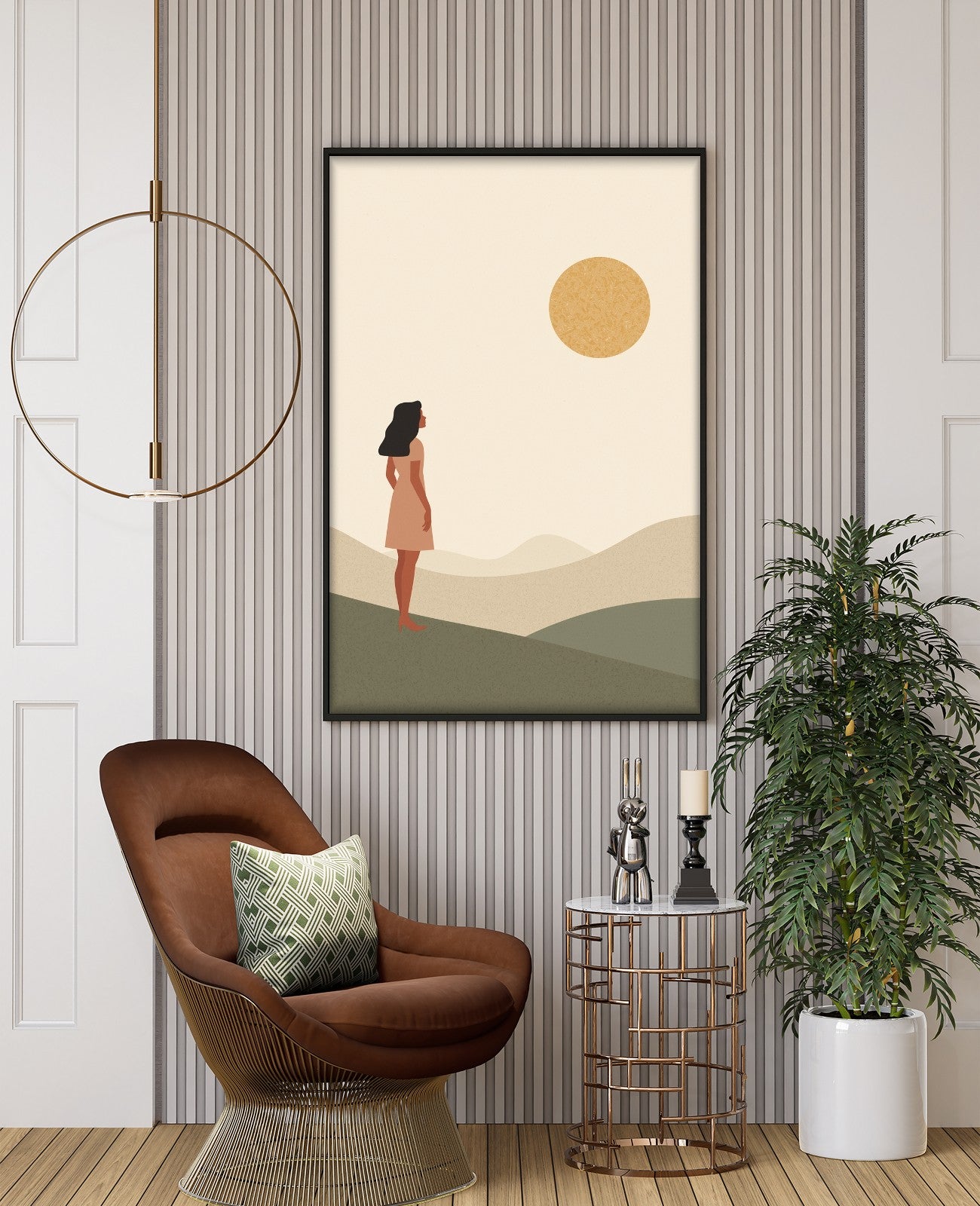 Silhouette Whispers Earthward - Room View