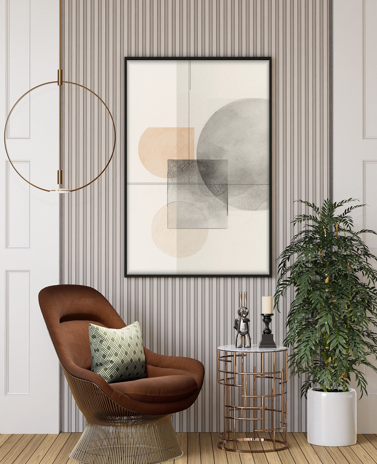 Ethereal Geometry Whispers - Room View