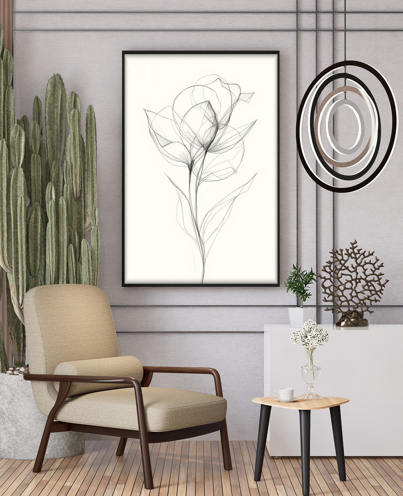 Eclipse of Whispered Geometries - Room View