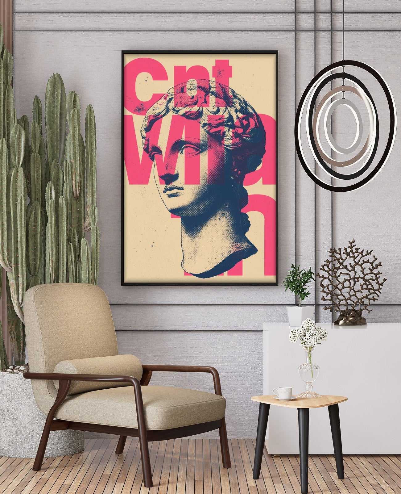 Halftone Marble Dreamscape - Room View