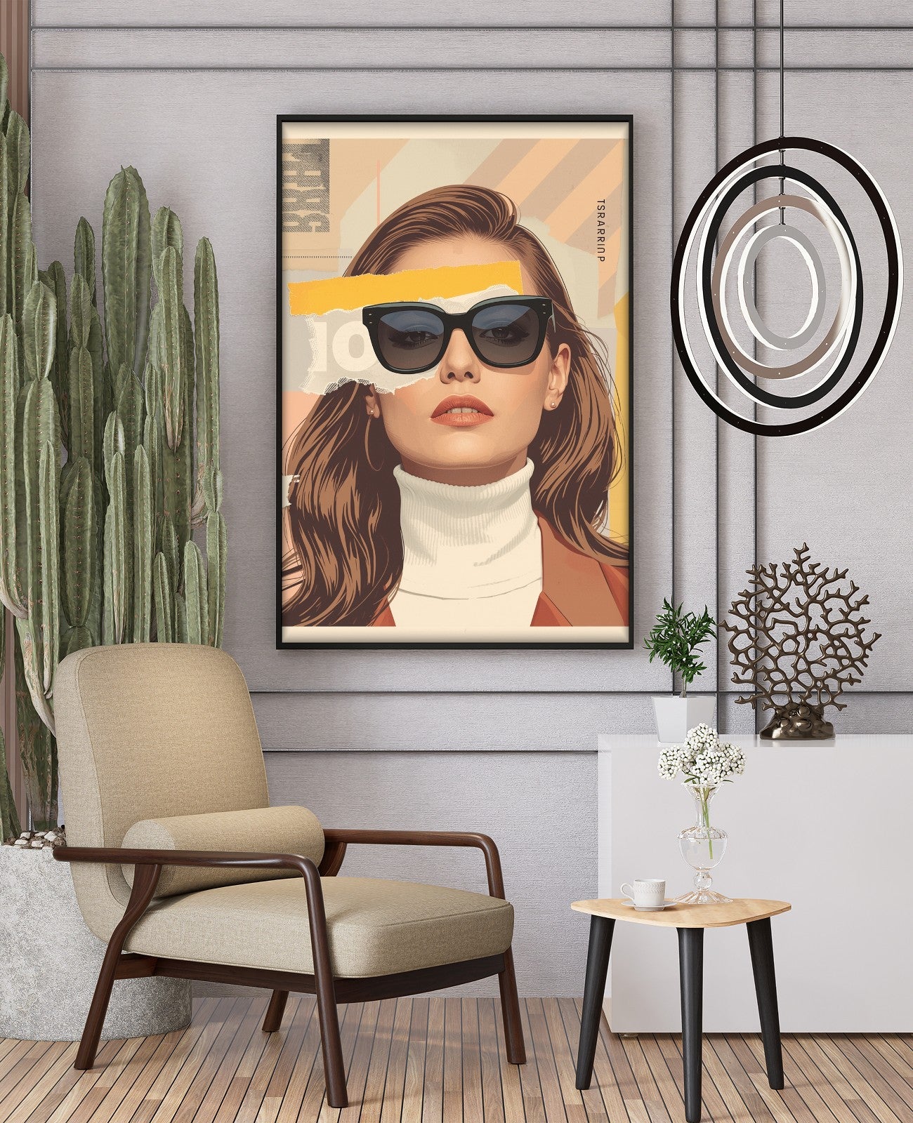 Kaleidoscope Whispers Collage Euphoria - Room View