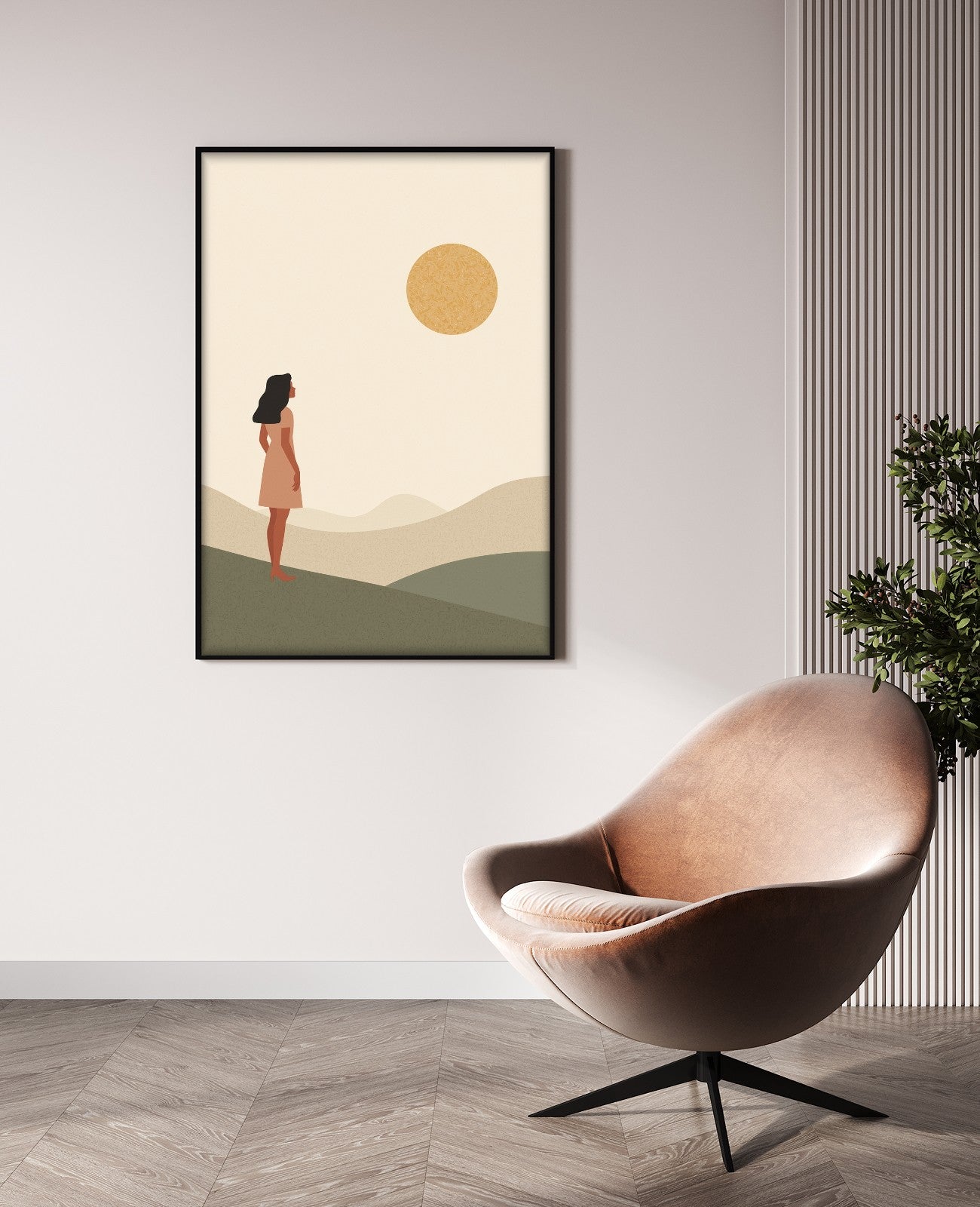 Silhouette Whispers Earthward - Room View