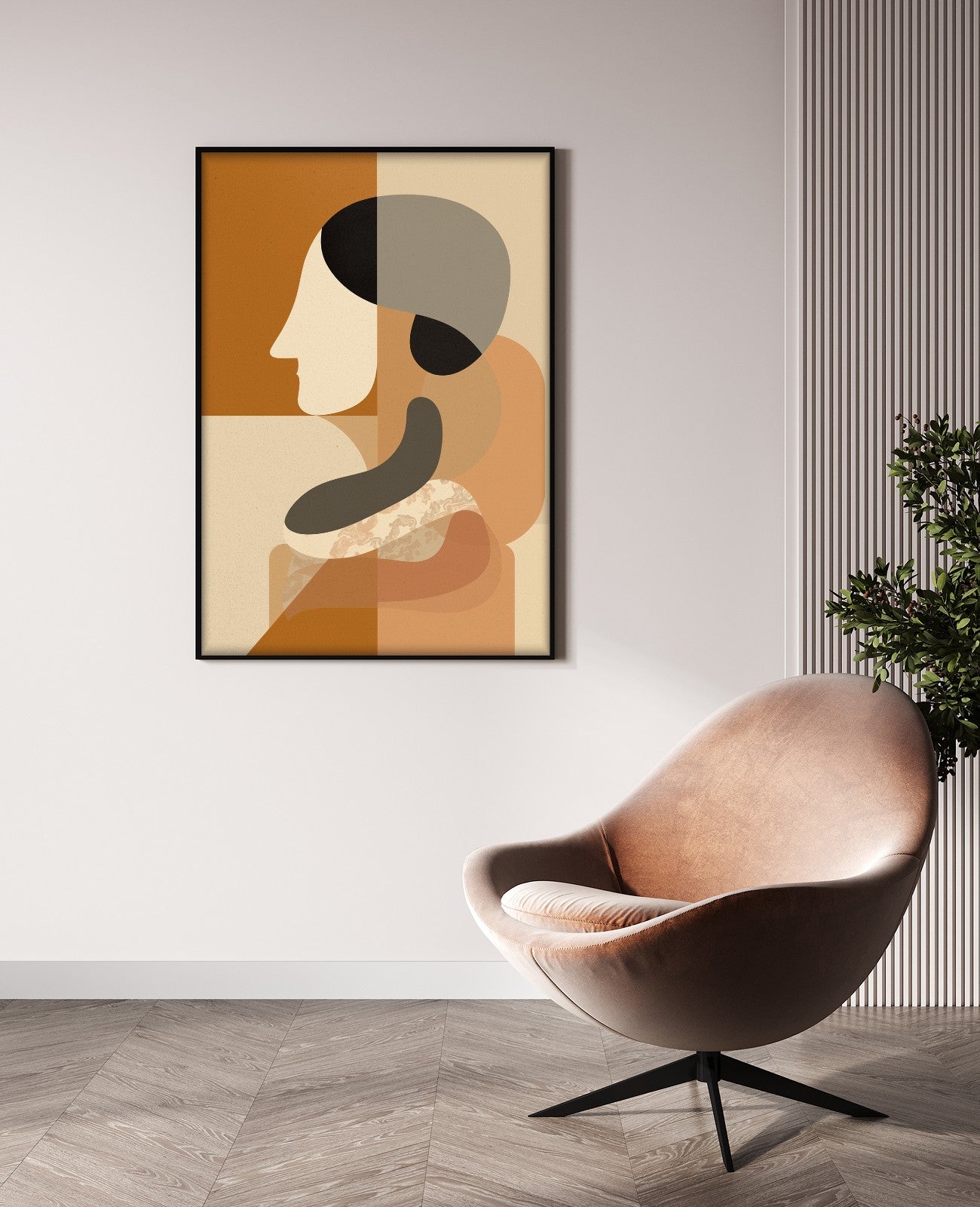 Ethereal Geometry Whisper Light - Room View