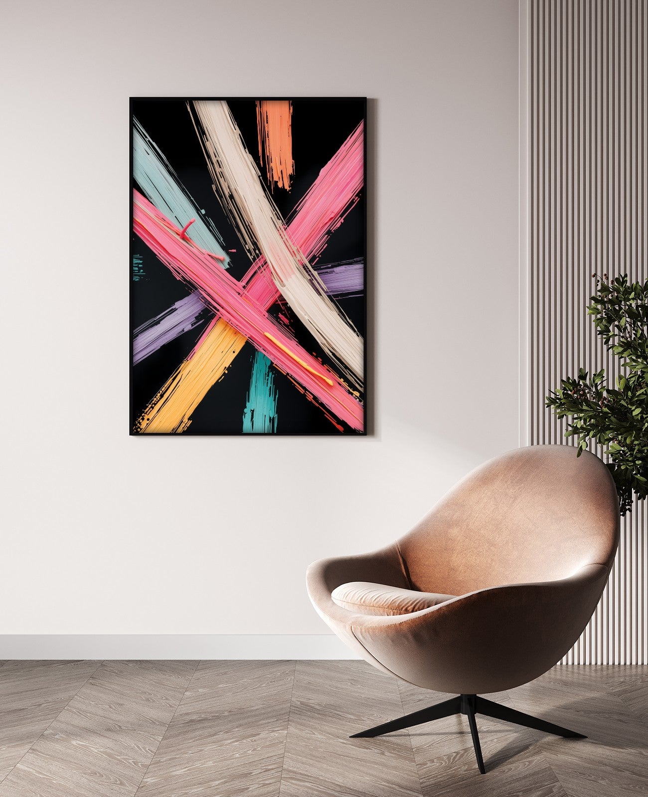 Neon Symphony of Whispers - Room View