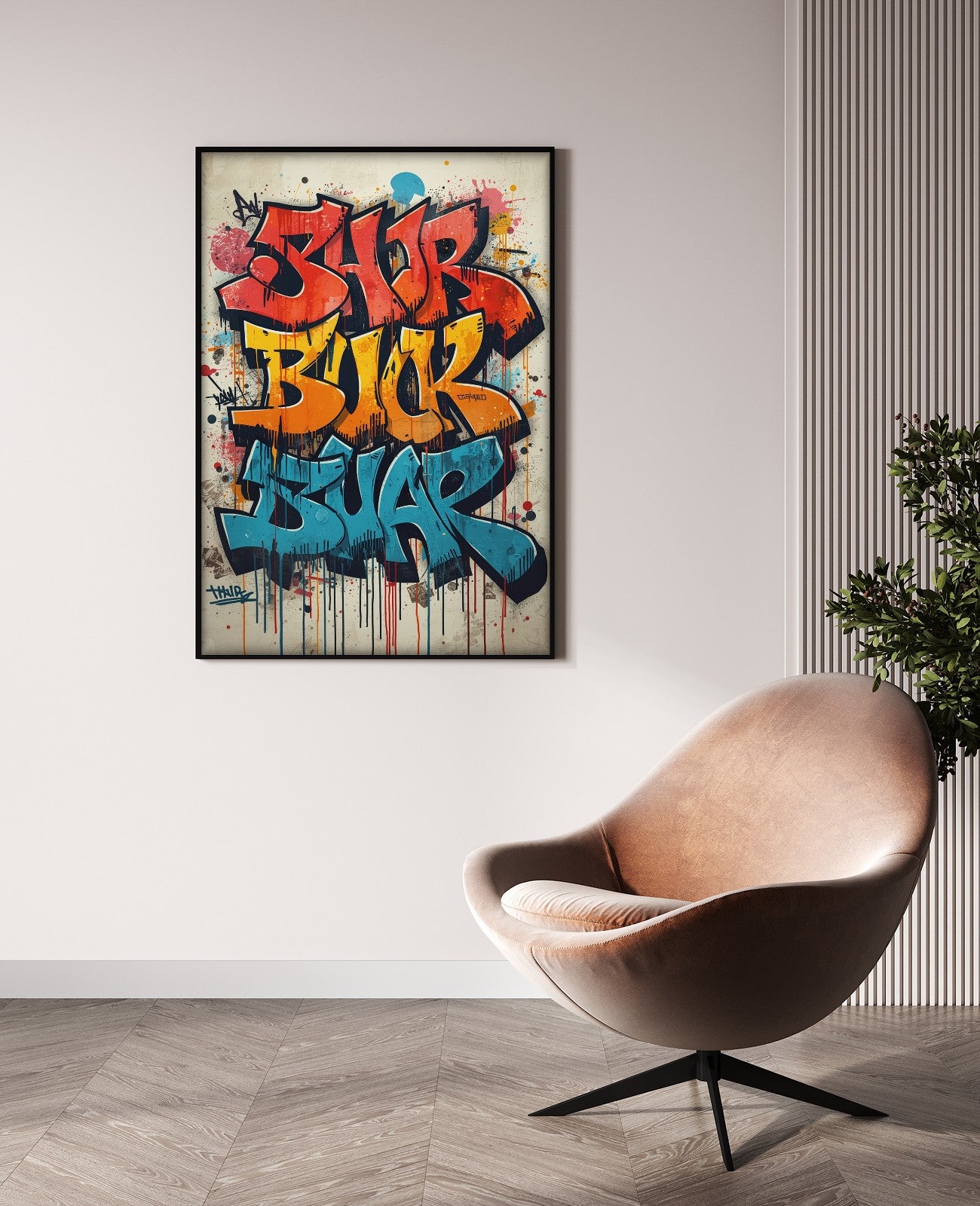 Vortex Graffiti Color Ballet - Room View