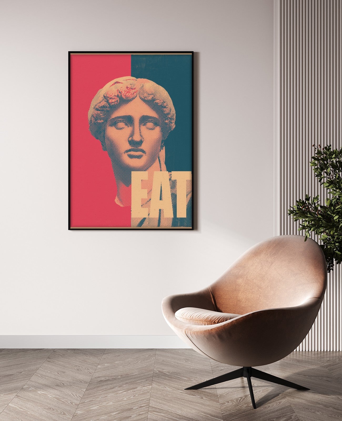 Pink Symphony Marble Whisper - Room View