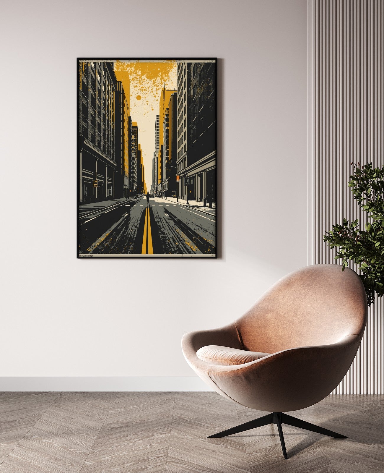 Mustard Echoes Urban Silence - Room View