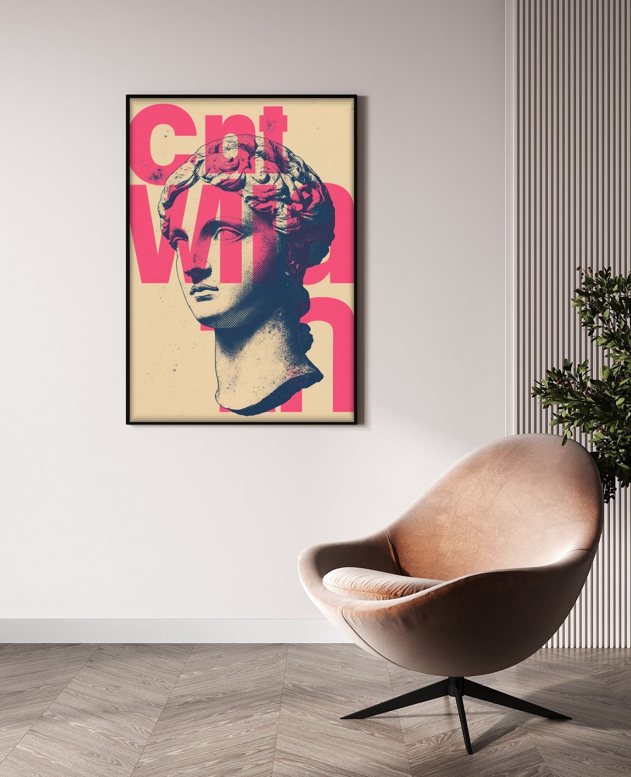 Halftone Marble Dreamscape - Room View