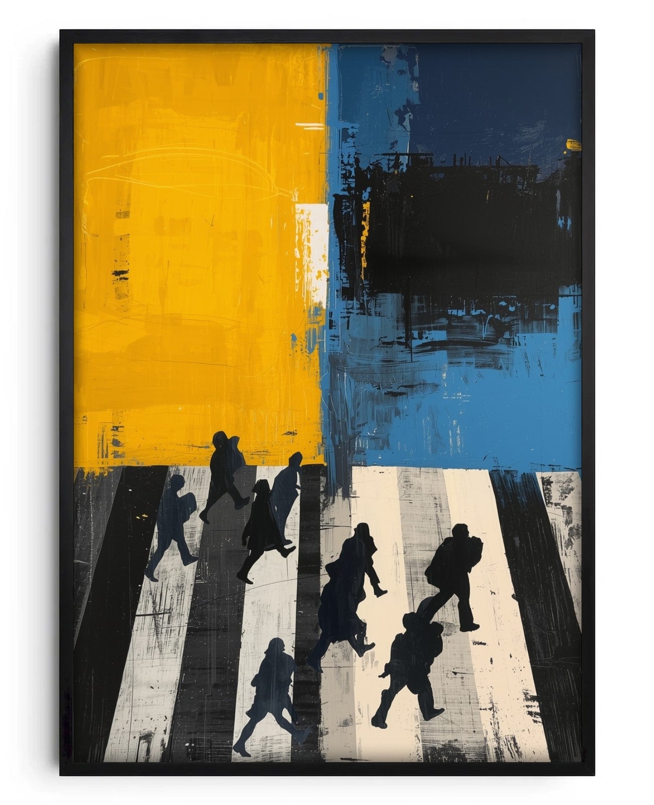 Yellow Whirlwind Silhouette Ballet