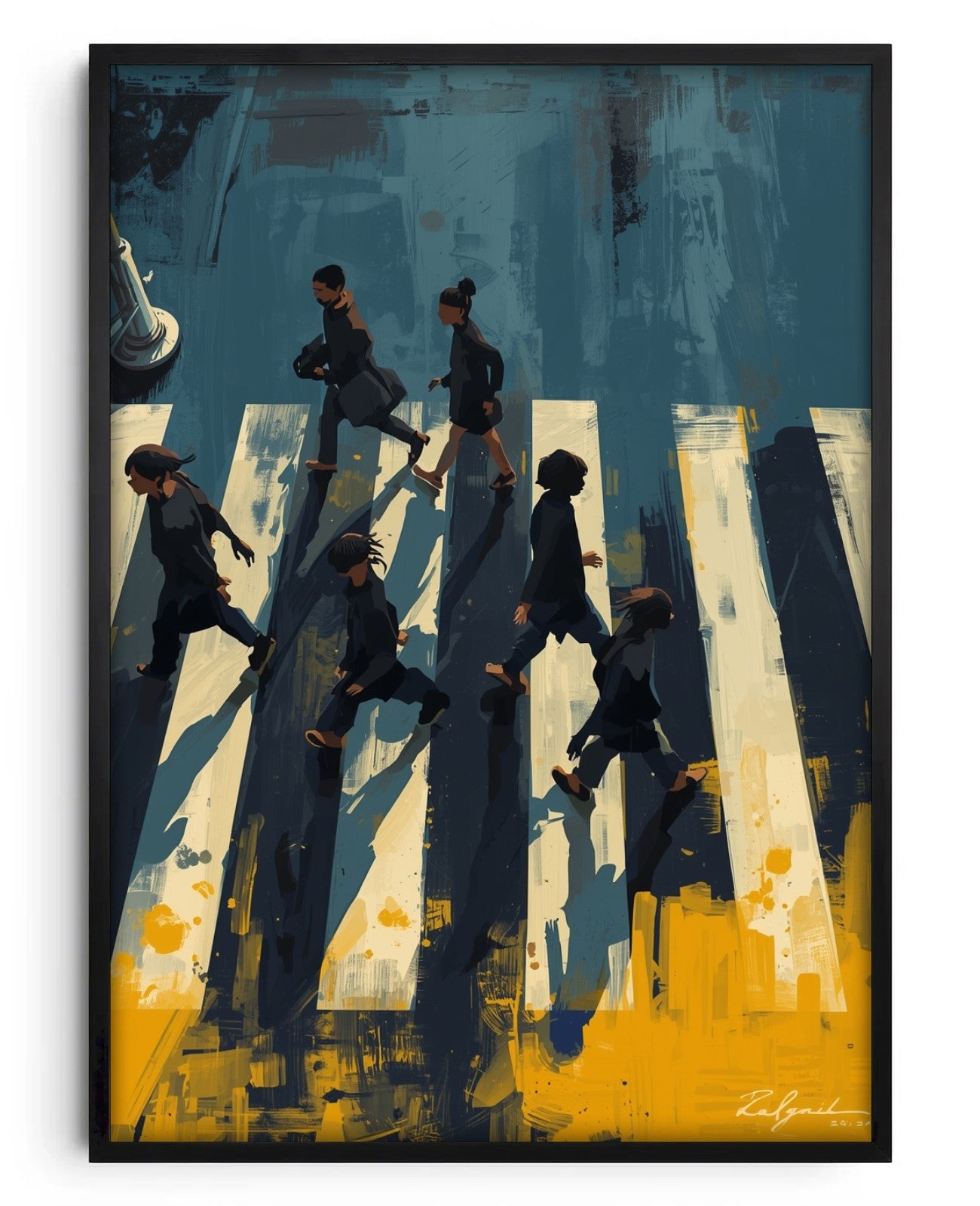 Silhouette Symphony: Abstract Reverie