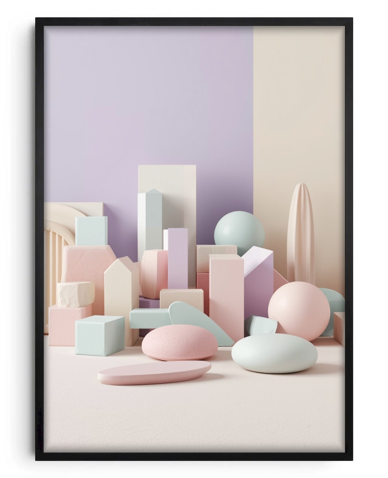 Lavender Whispers Among Blockades