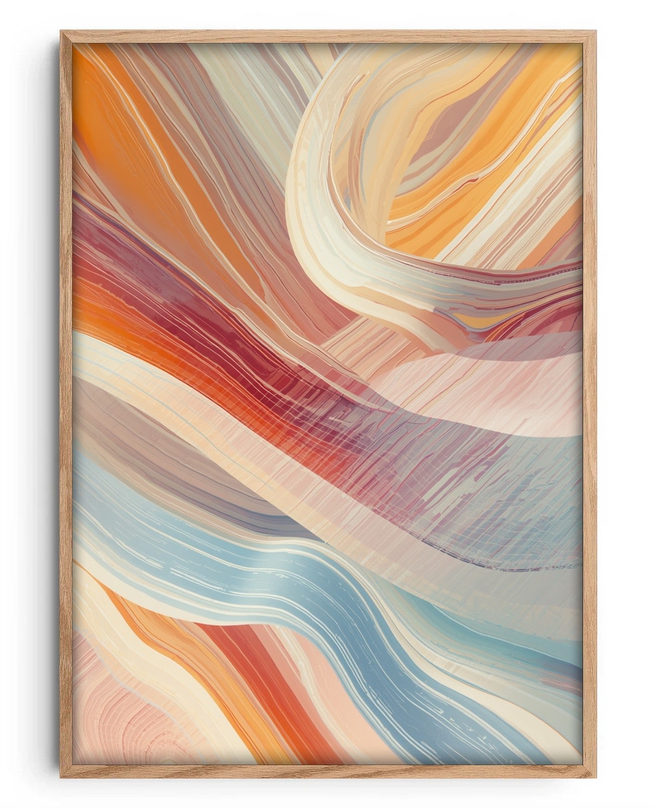 Pixelated Reverie - Oak Wood