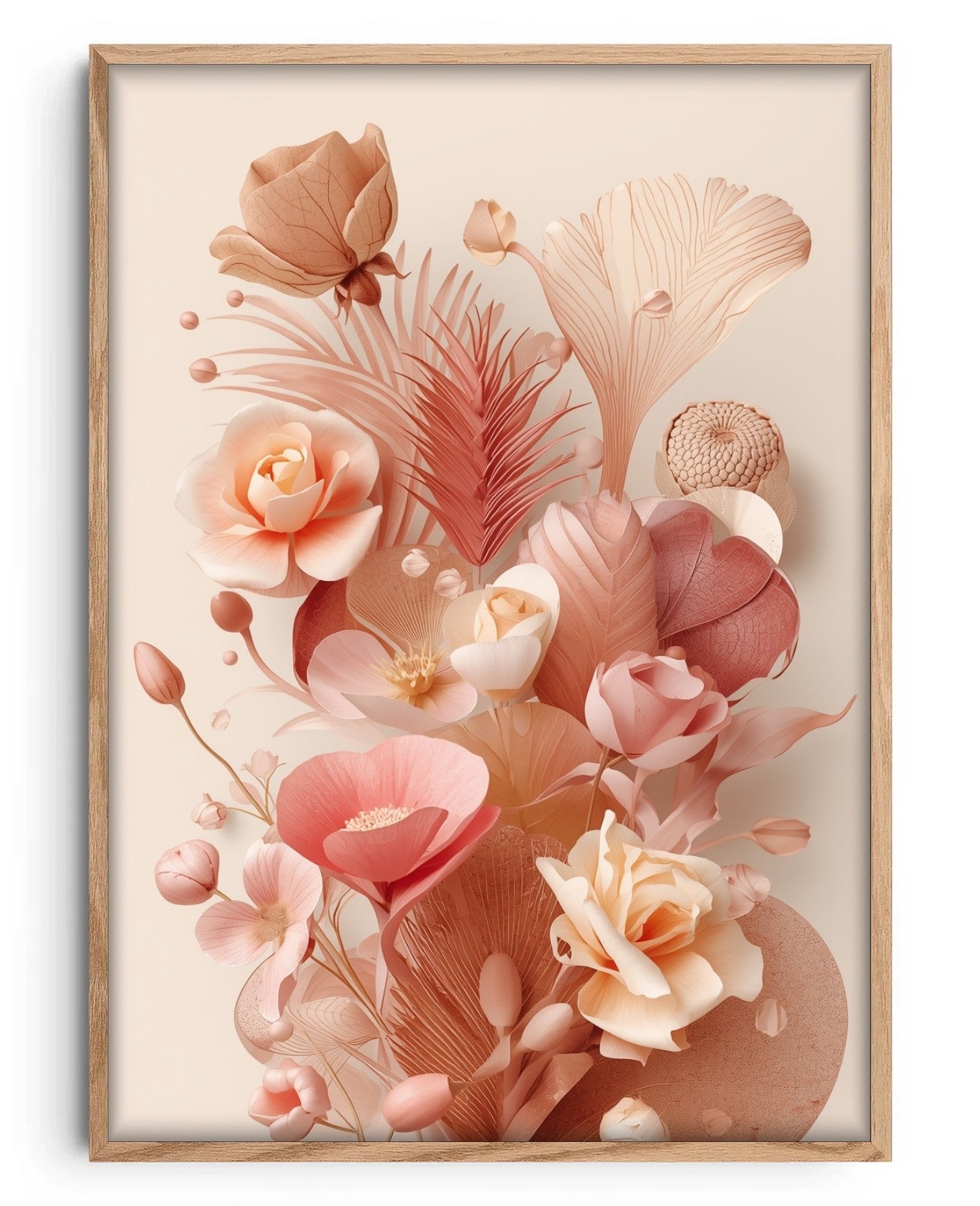 Petal Reverie - Oak Wood