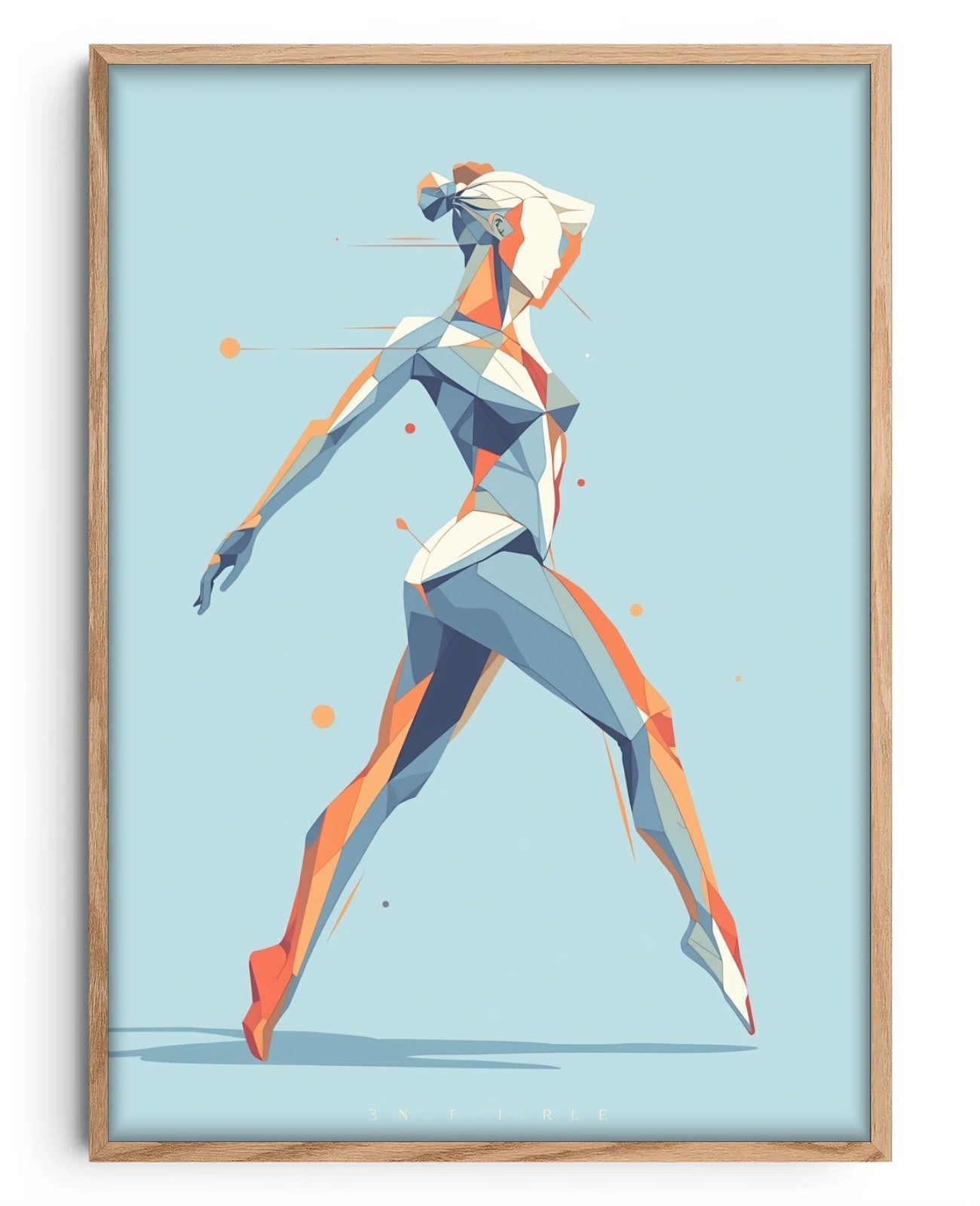 Kinetic Elegance - Oak Wood