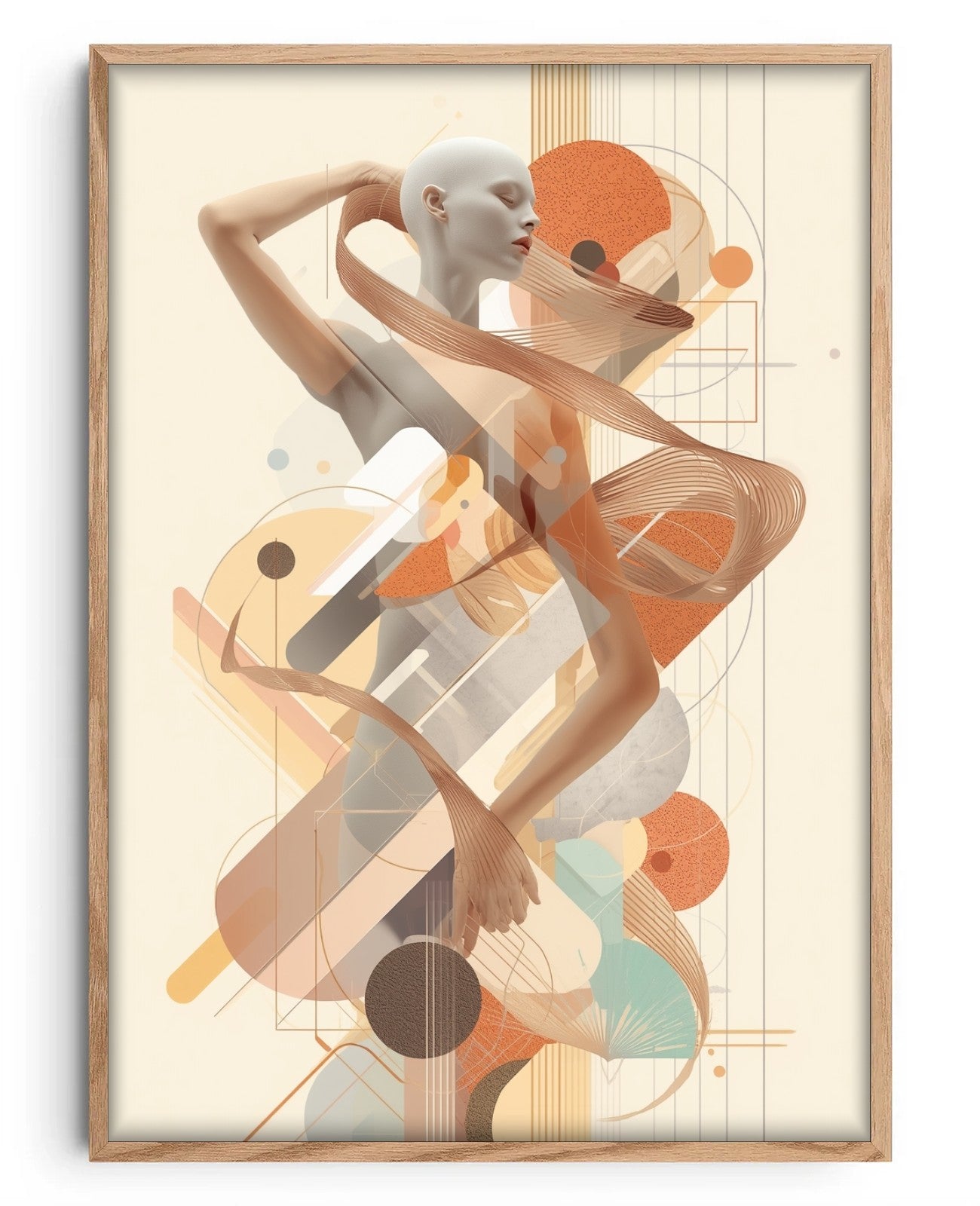 Ethereal Contours - Oak Wood