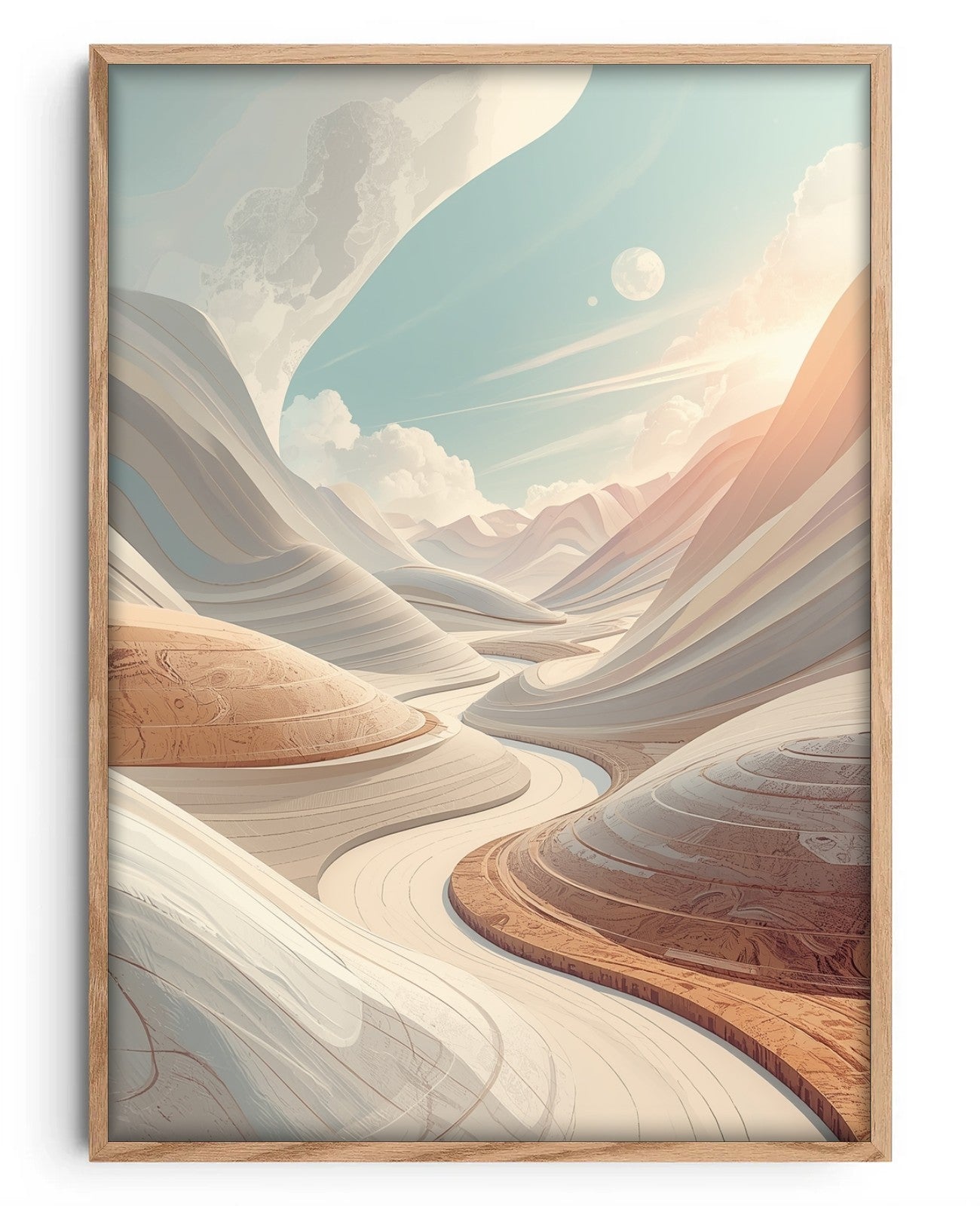 Ethereal Horizons - Oak Wood