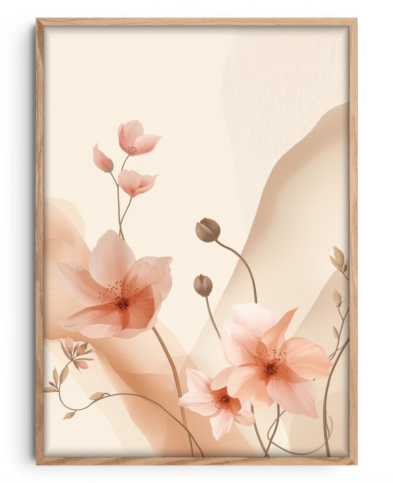 Petal Reverie - Oak Wood