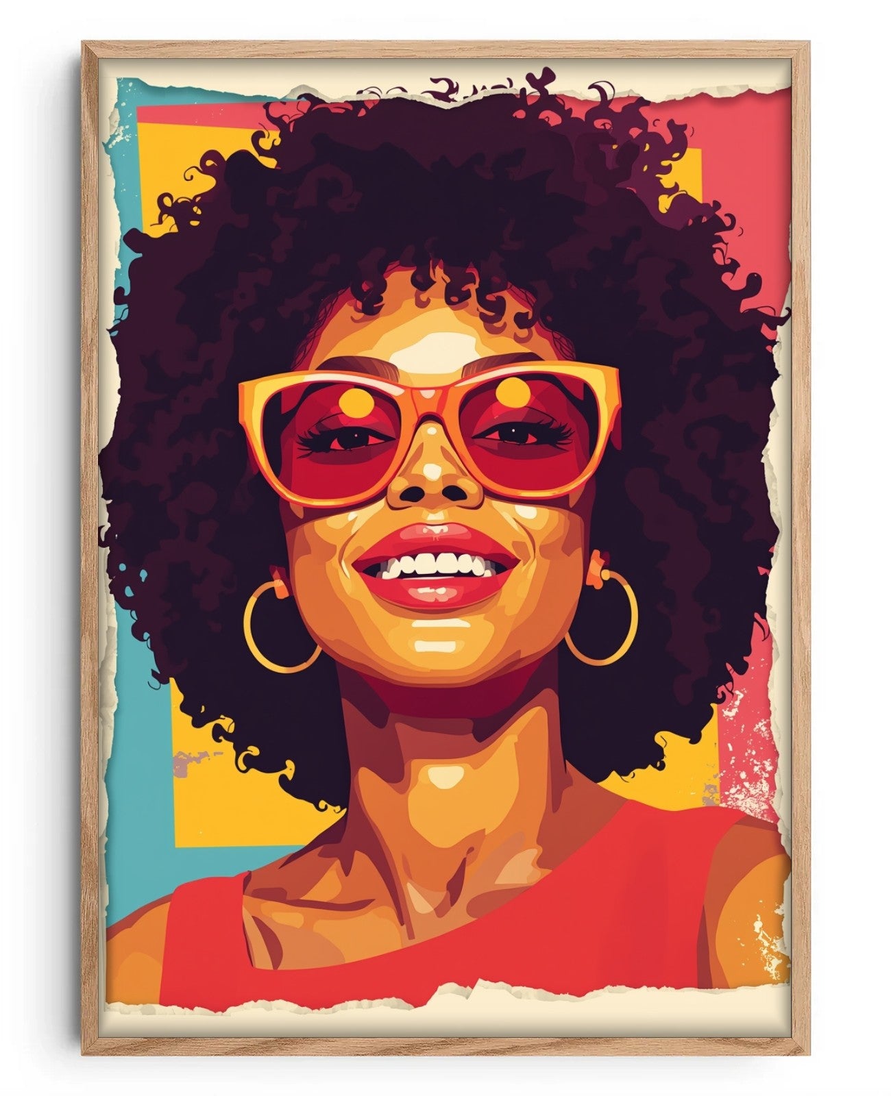 Sunglass Symphony Paper Whirl - Oak Wood