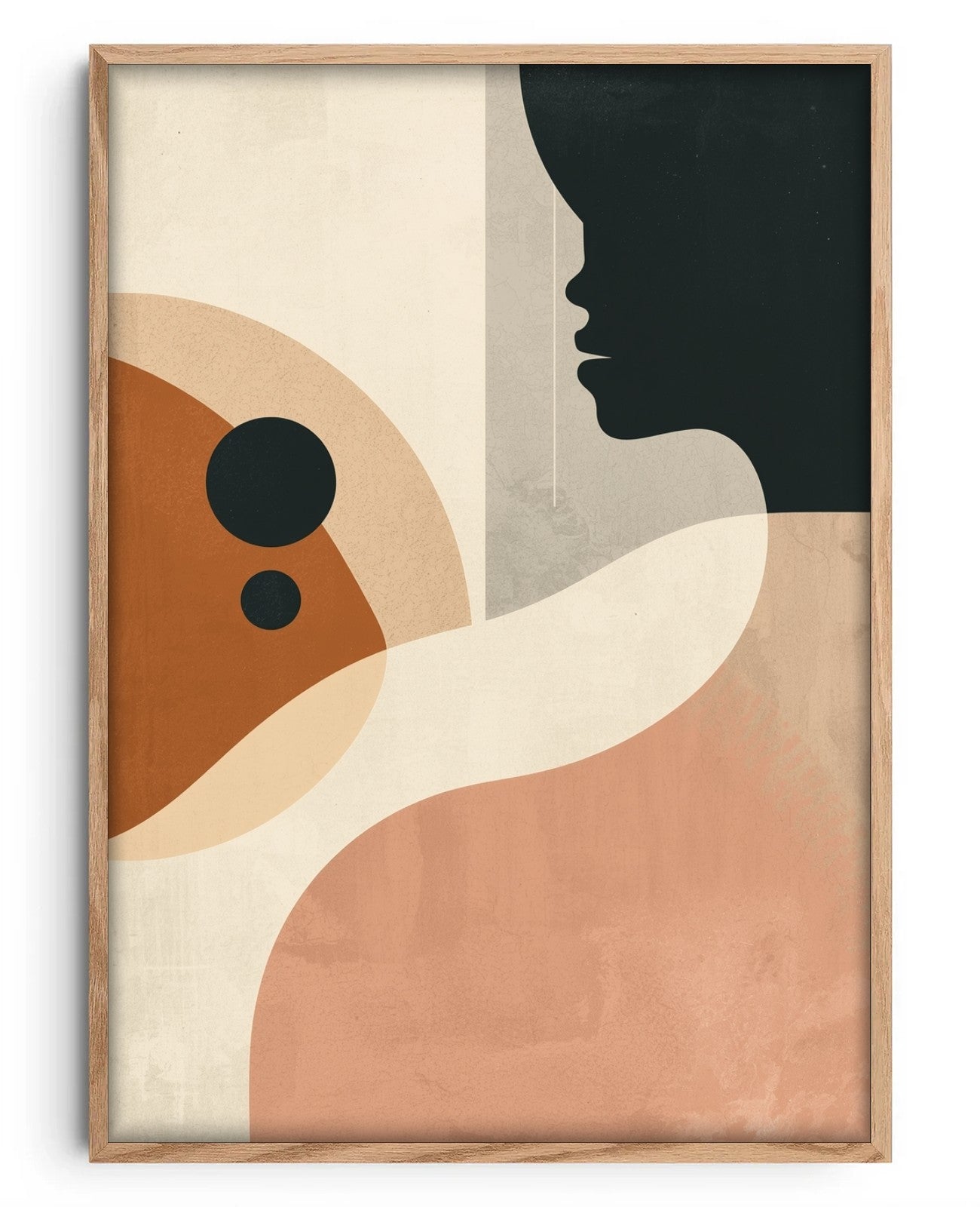 Crimson Whirlpool Serenade - Oak Wood