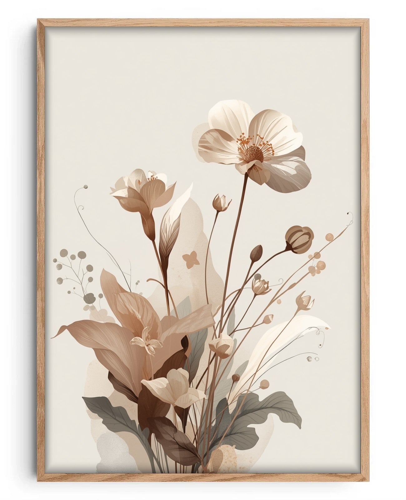 Petal Reverie - Oak Wood