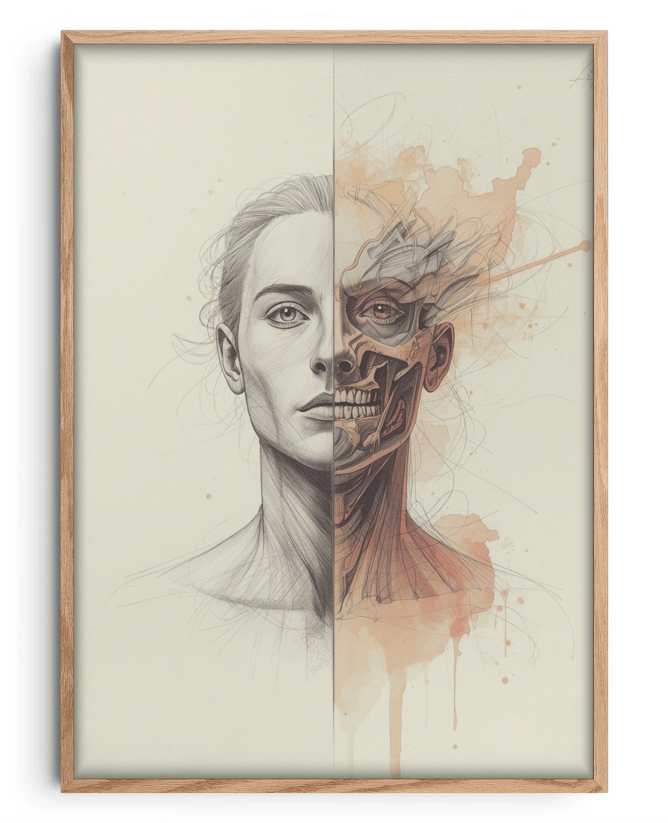 Pencil Symphony Bone Dance - Oak Wood