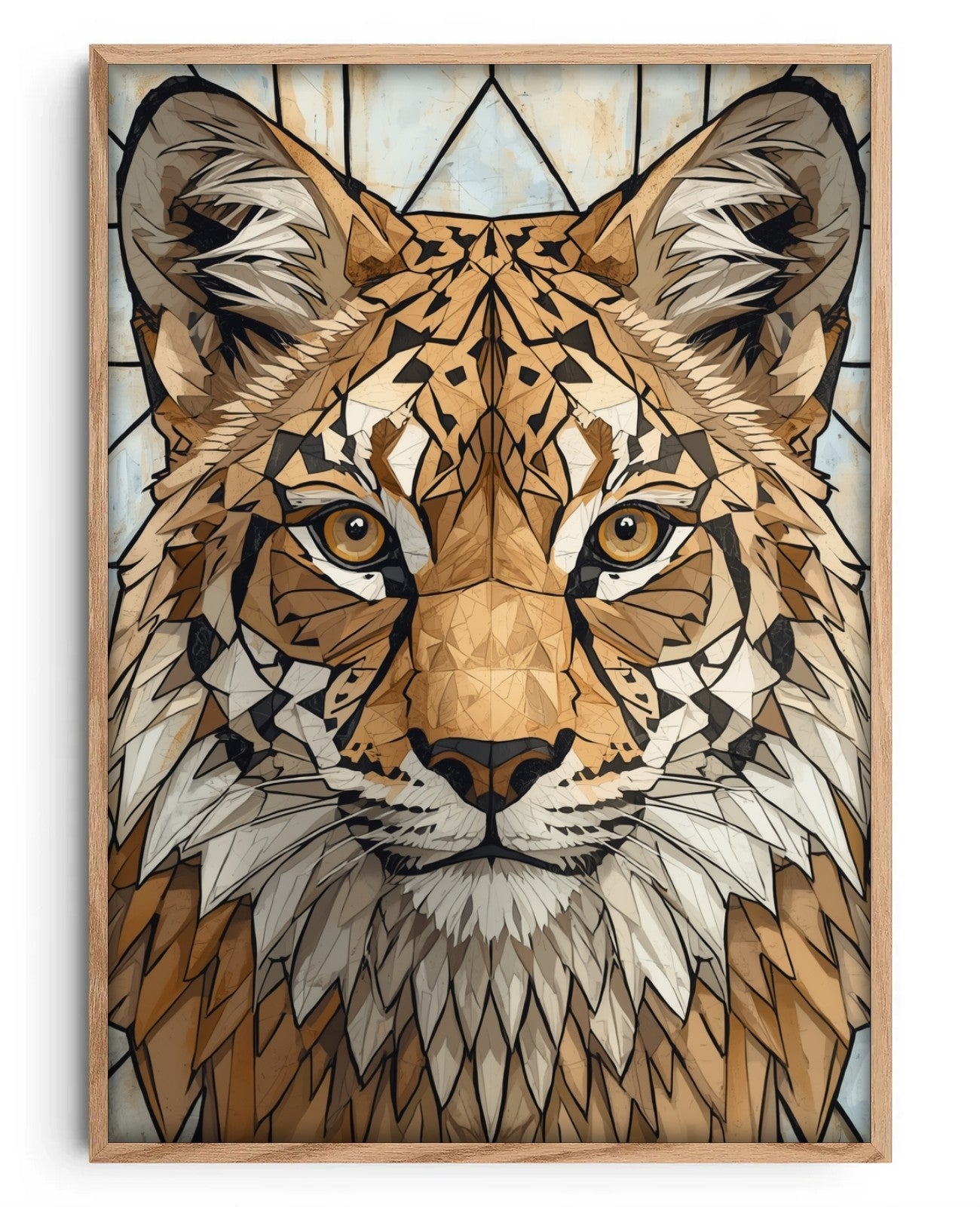 Prismatic Serengeti Symphony - Oak Wood