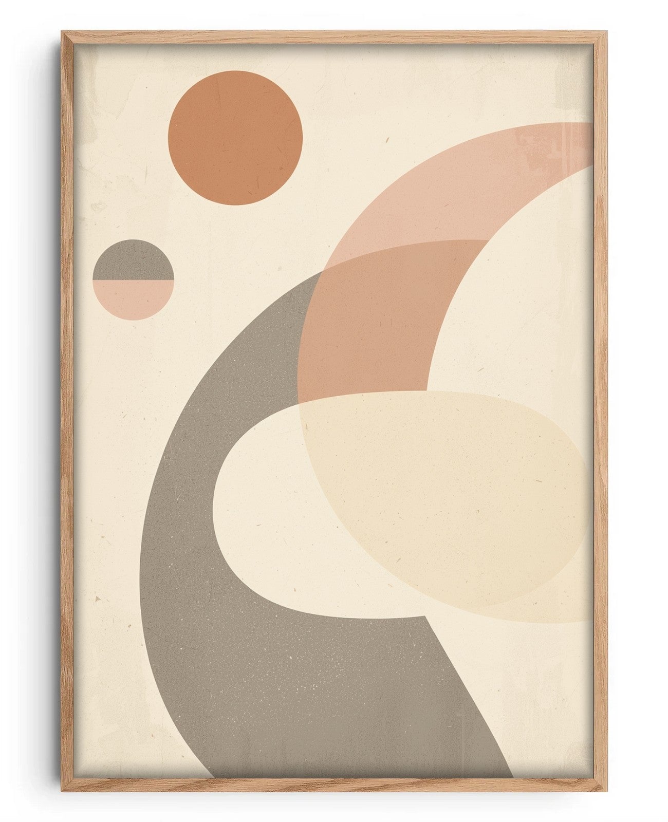 Pebbled Suns Softly Whisper - Oak Wood