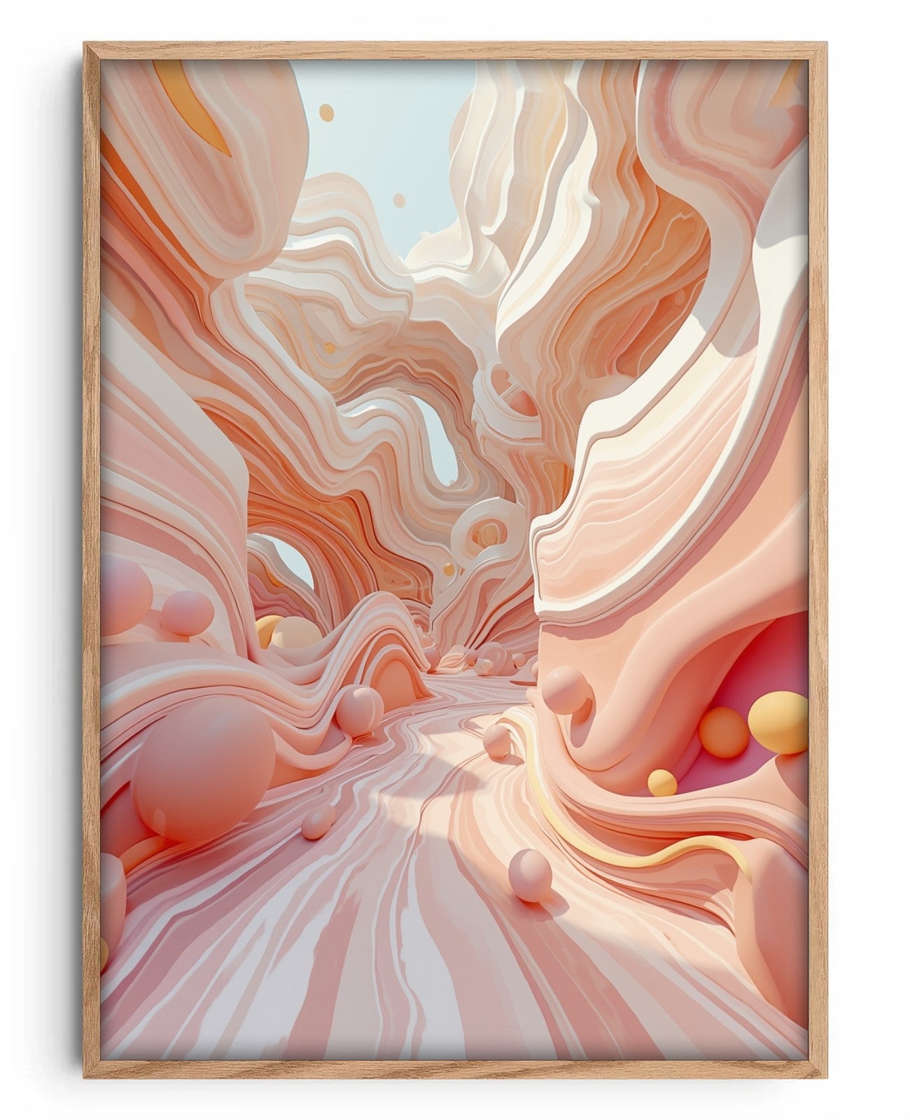 Pixelated Reverie - Oak Wood