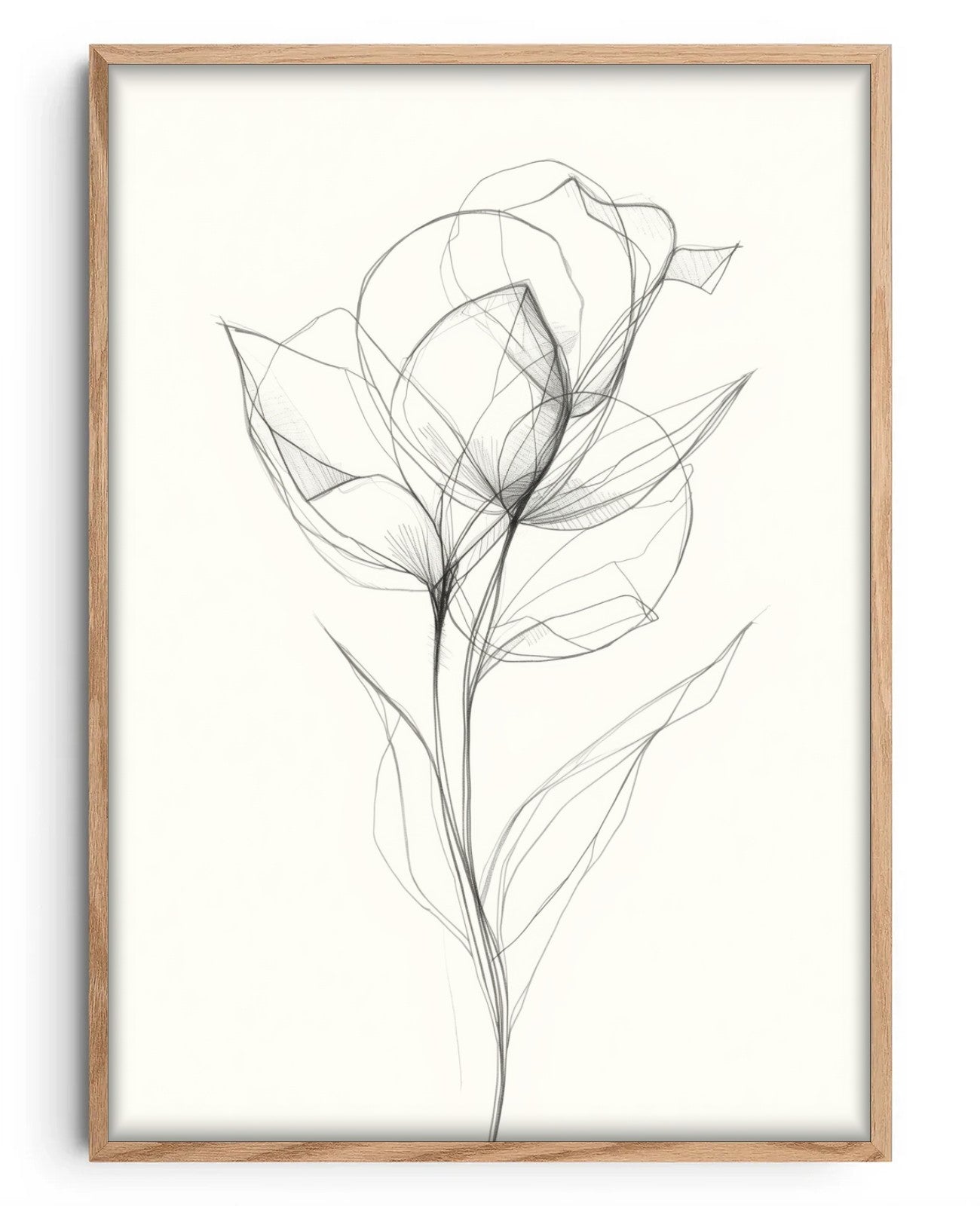 Eclipse of Whispered Geometries - Oak Wood