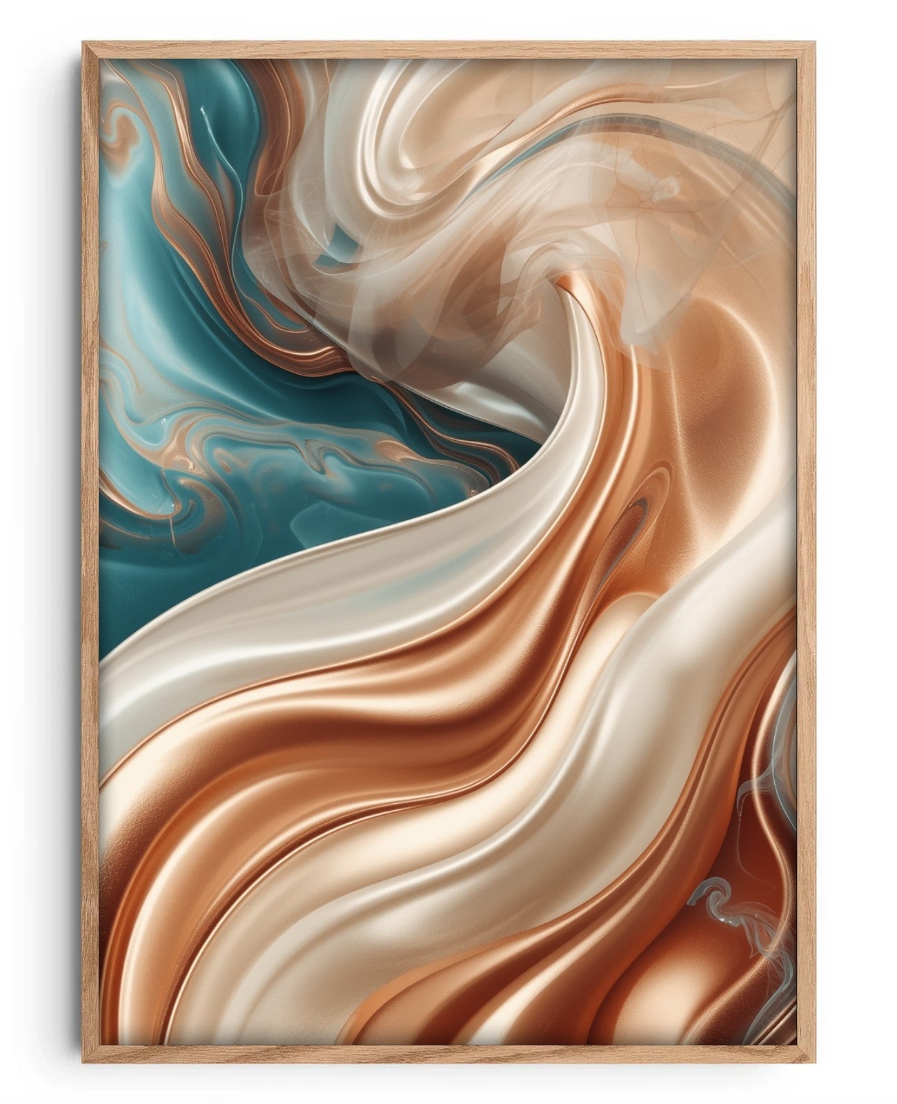 Whispering Silk Dreams - Oak Wood