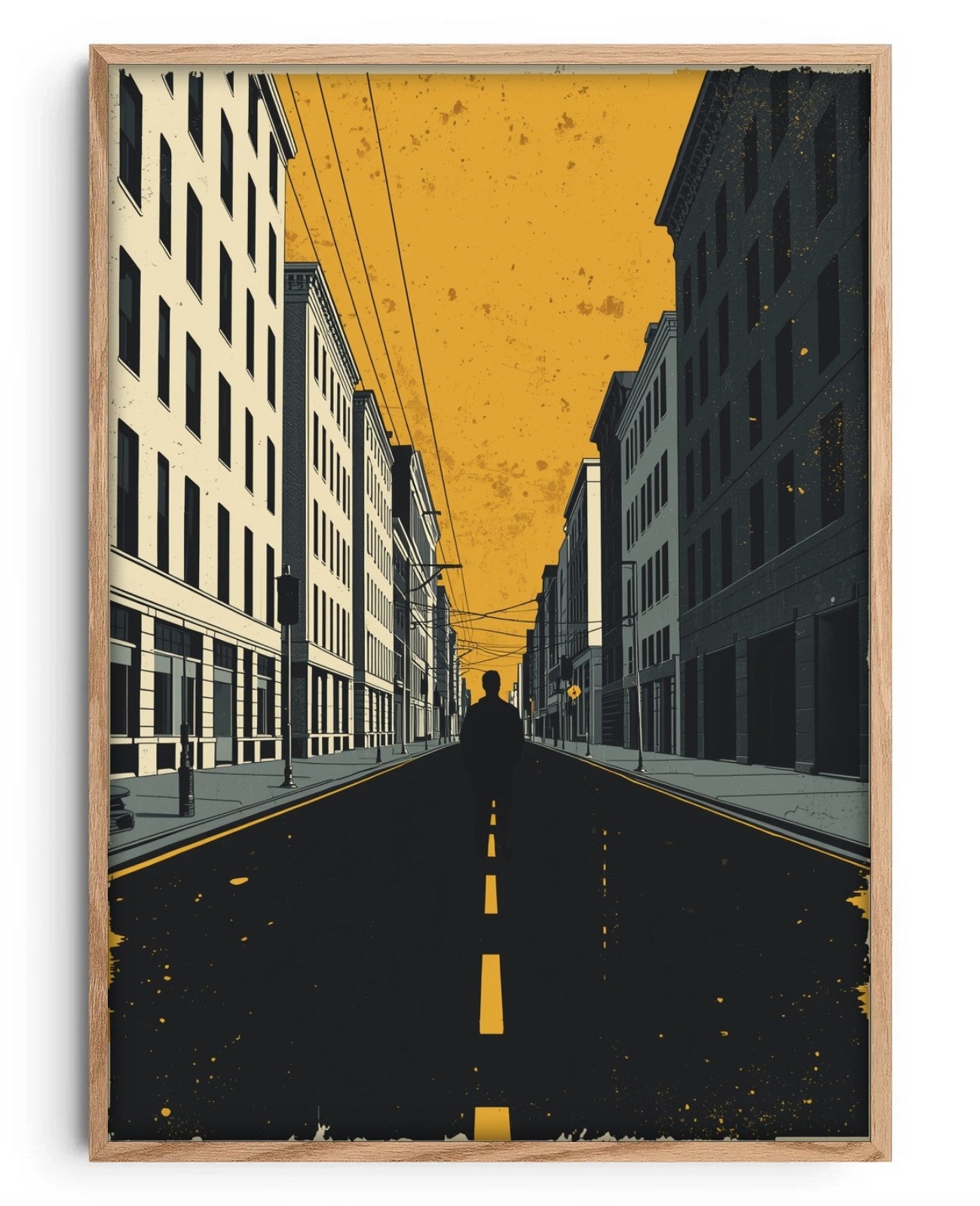 Mustard Drips Urban Symphony - Oak Wood