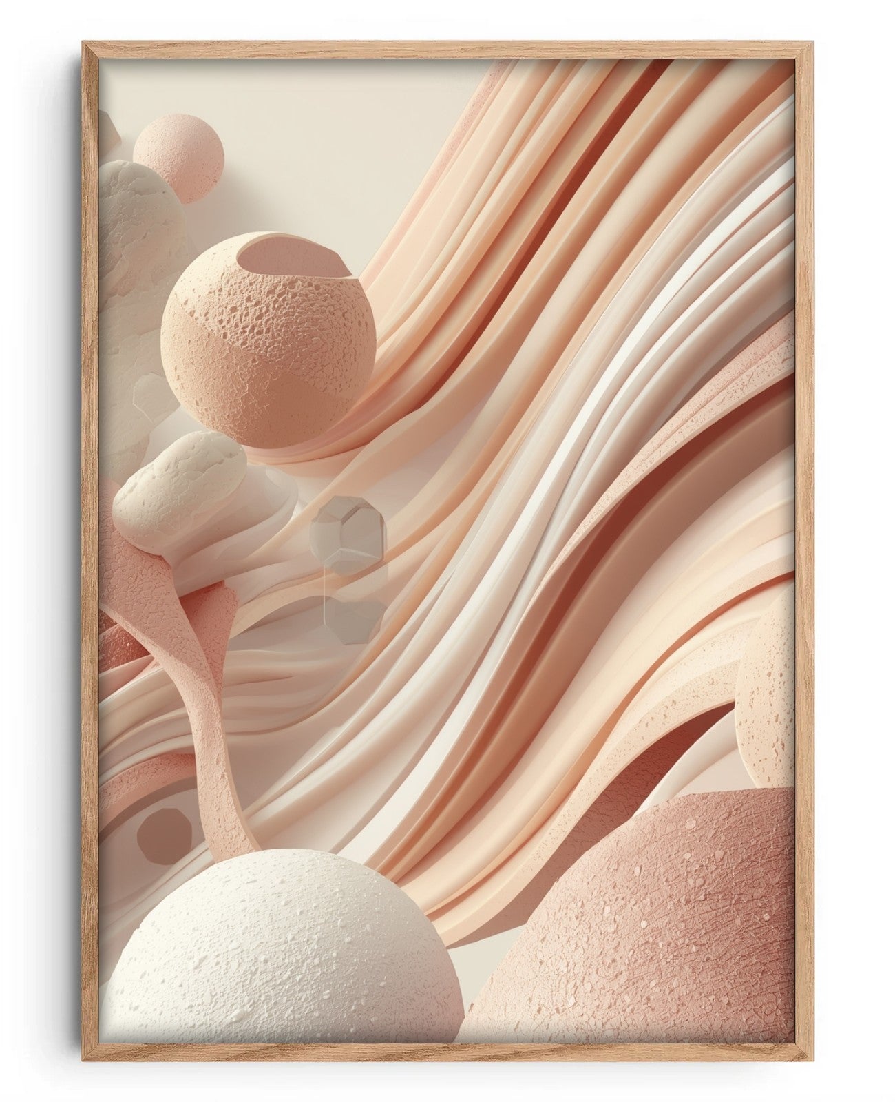 Pixelated Reverie - Oak Wood