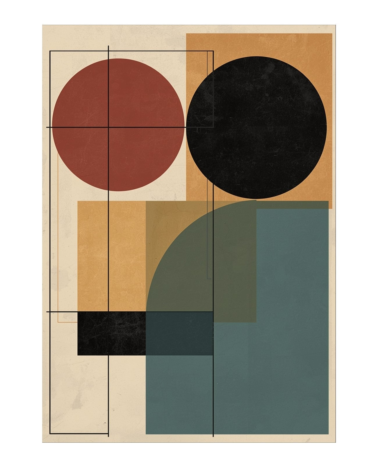 Cogs Whisper Moonlight Mirage - Unframed