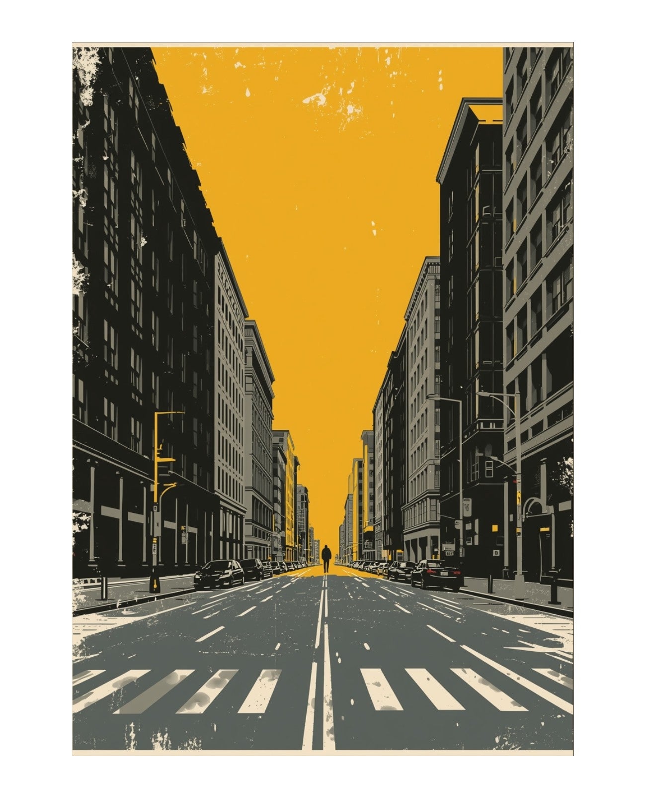 Spilled Ink Urban Elegy - Unframed