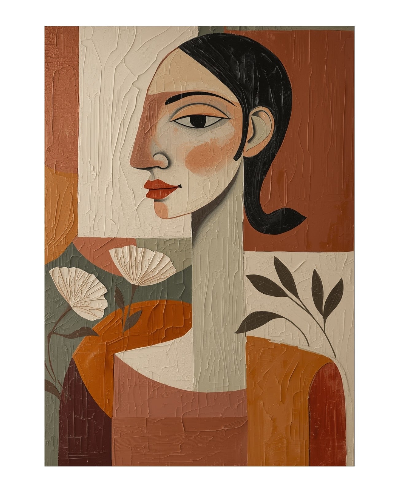 Kaleidoscope Whispering Florals - Unframed